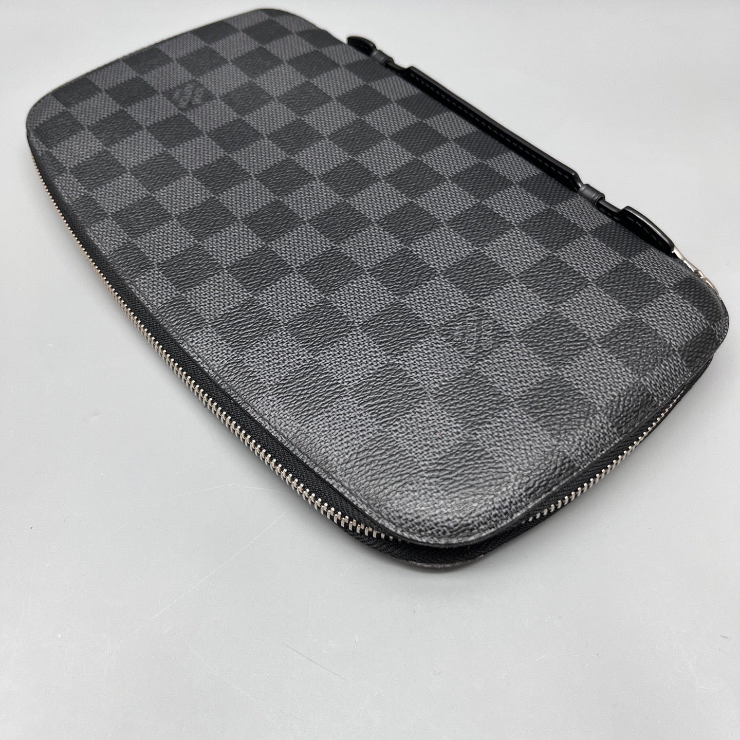 Louis Vuitton - Zippy Organizer - Damier Graphite canvas with leather trim - Black - (Large)