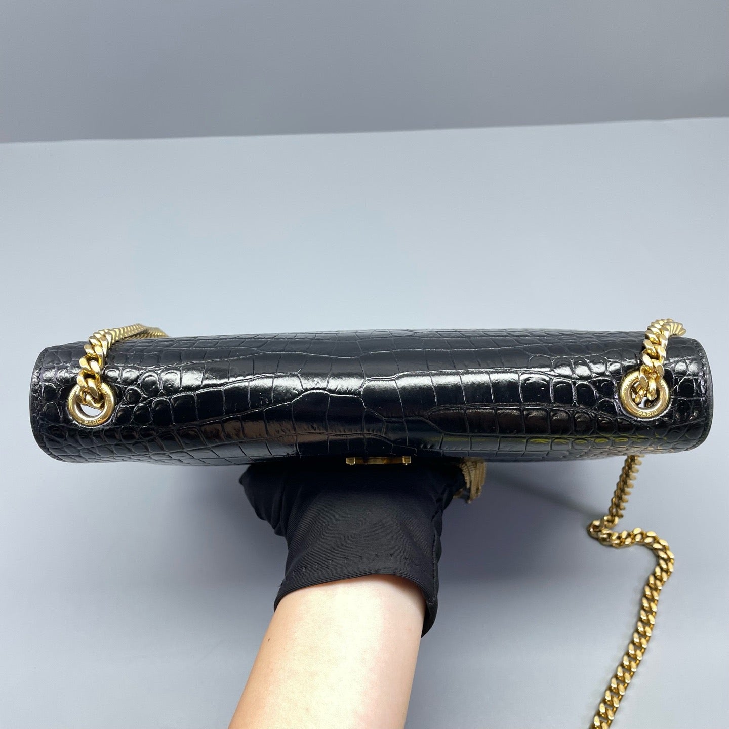 Saint Laurent - Kate Medium Tassel Bag - Leather - Black - (Medium)