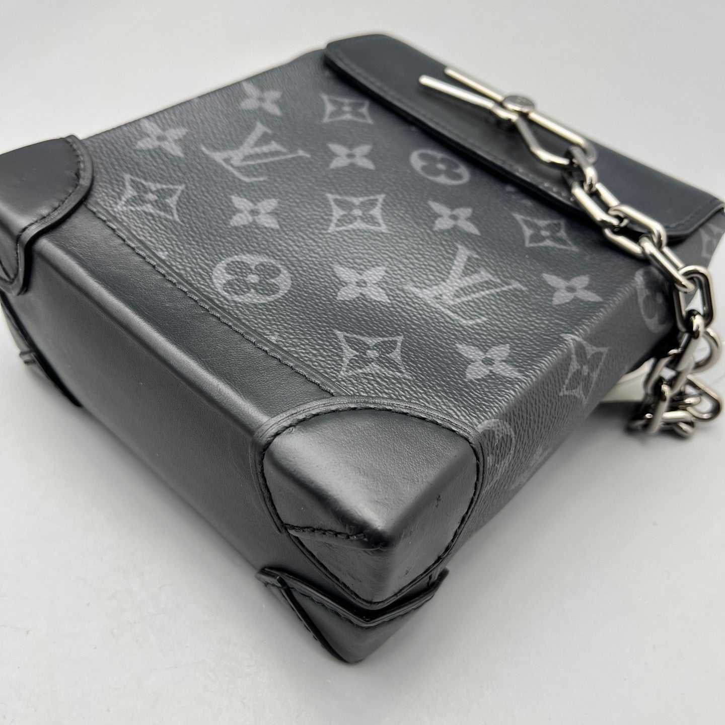 Louis Vuitton - Steamer Nano - Monogram Eclipse Canvas and Leather - Black - (mini)
