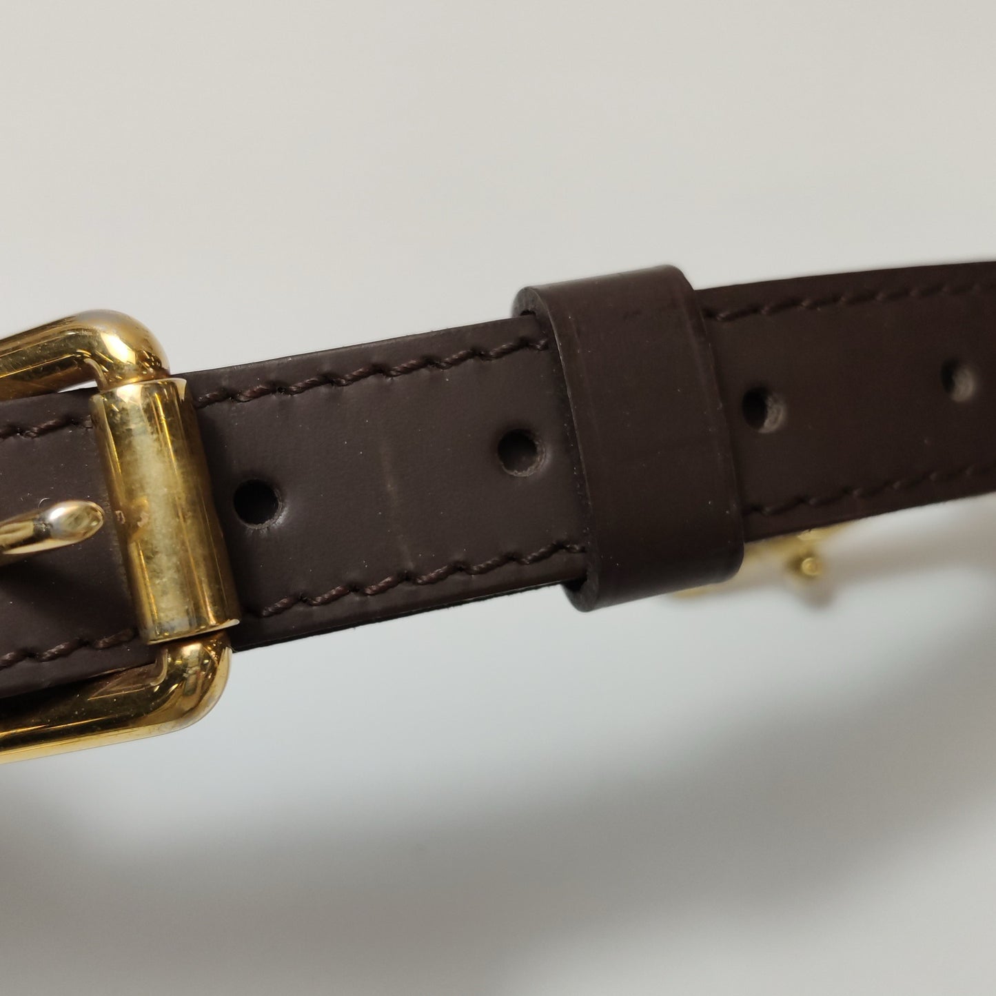 Louis Vuitton - Evora MM - Damier Ebene coated canvas with leather trim - Brown - (medium)