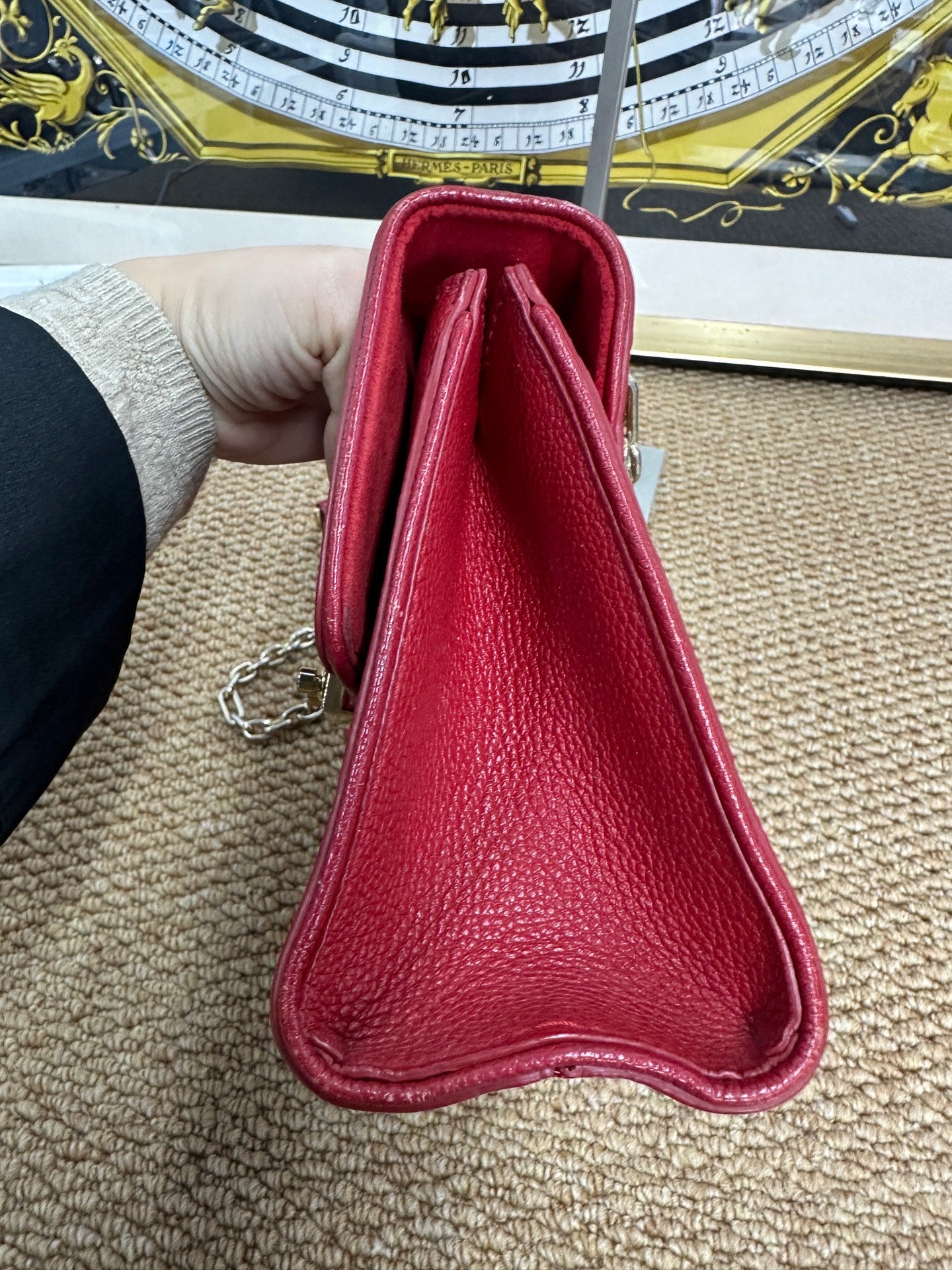 Louis Vuitton - Saint Sulpice - Embossed Monogram Leather - Red - (small)