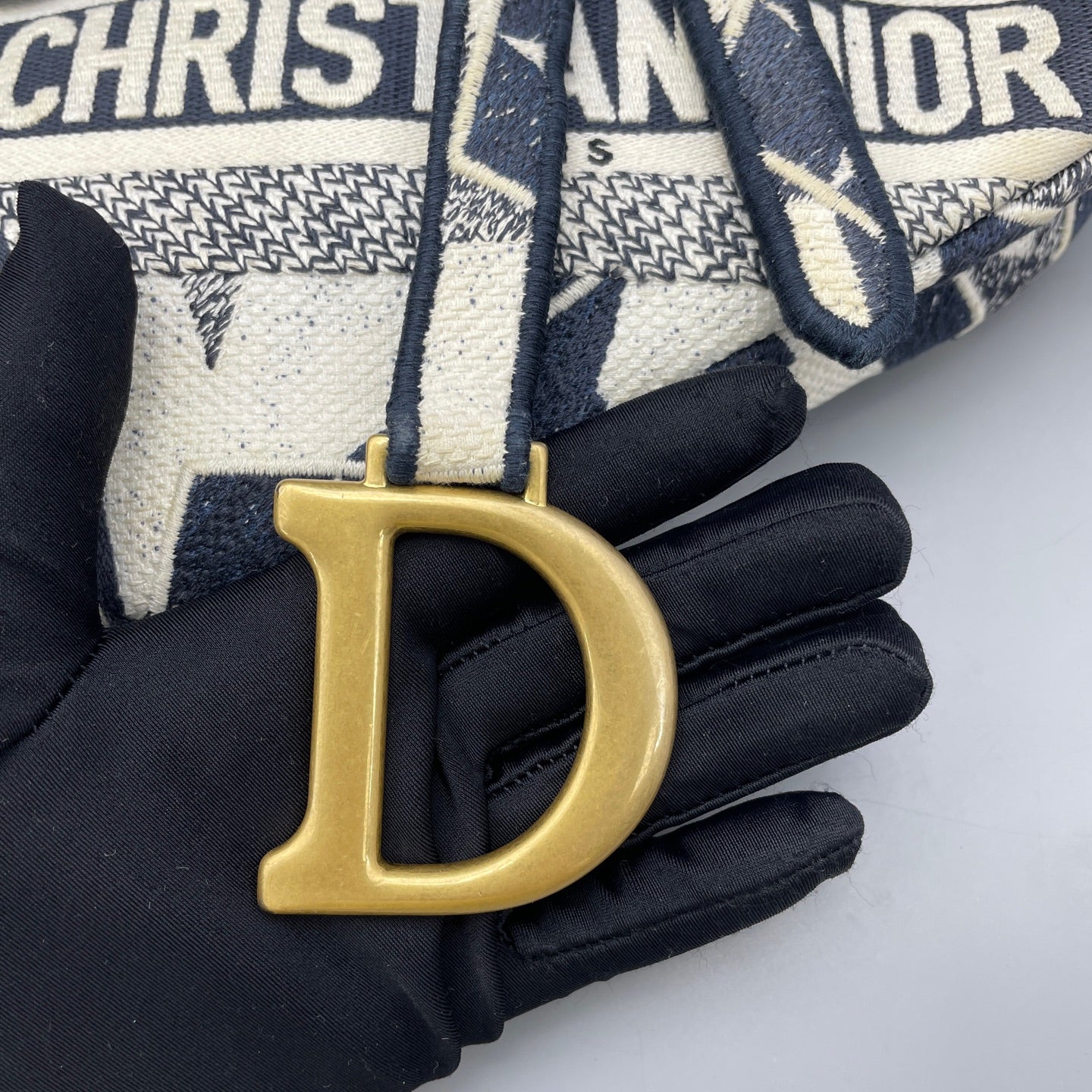 Dior - Saddle - Cloth - Blue - (Medium)