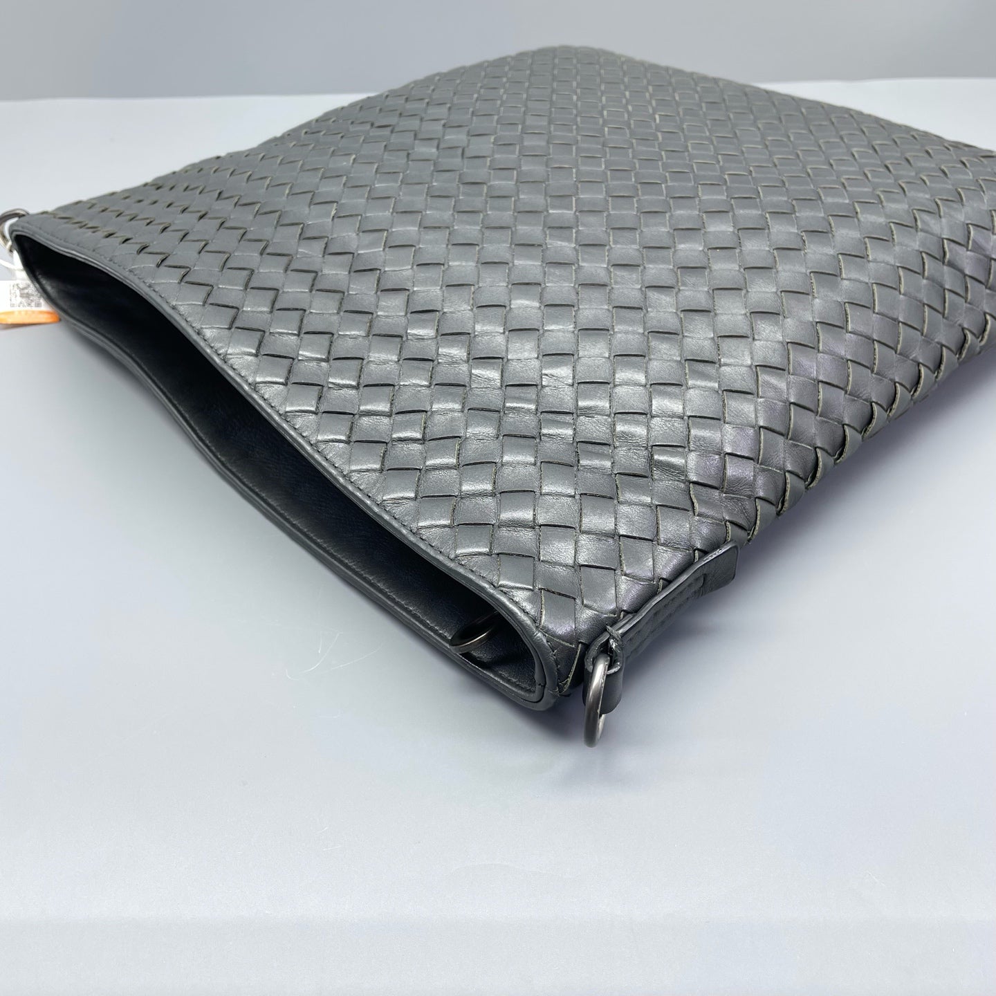 Bottega Veneta - Intrecciato Shoulder Bag - Leather - Grey - (medium)