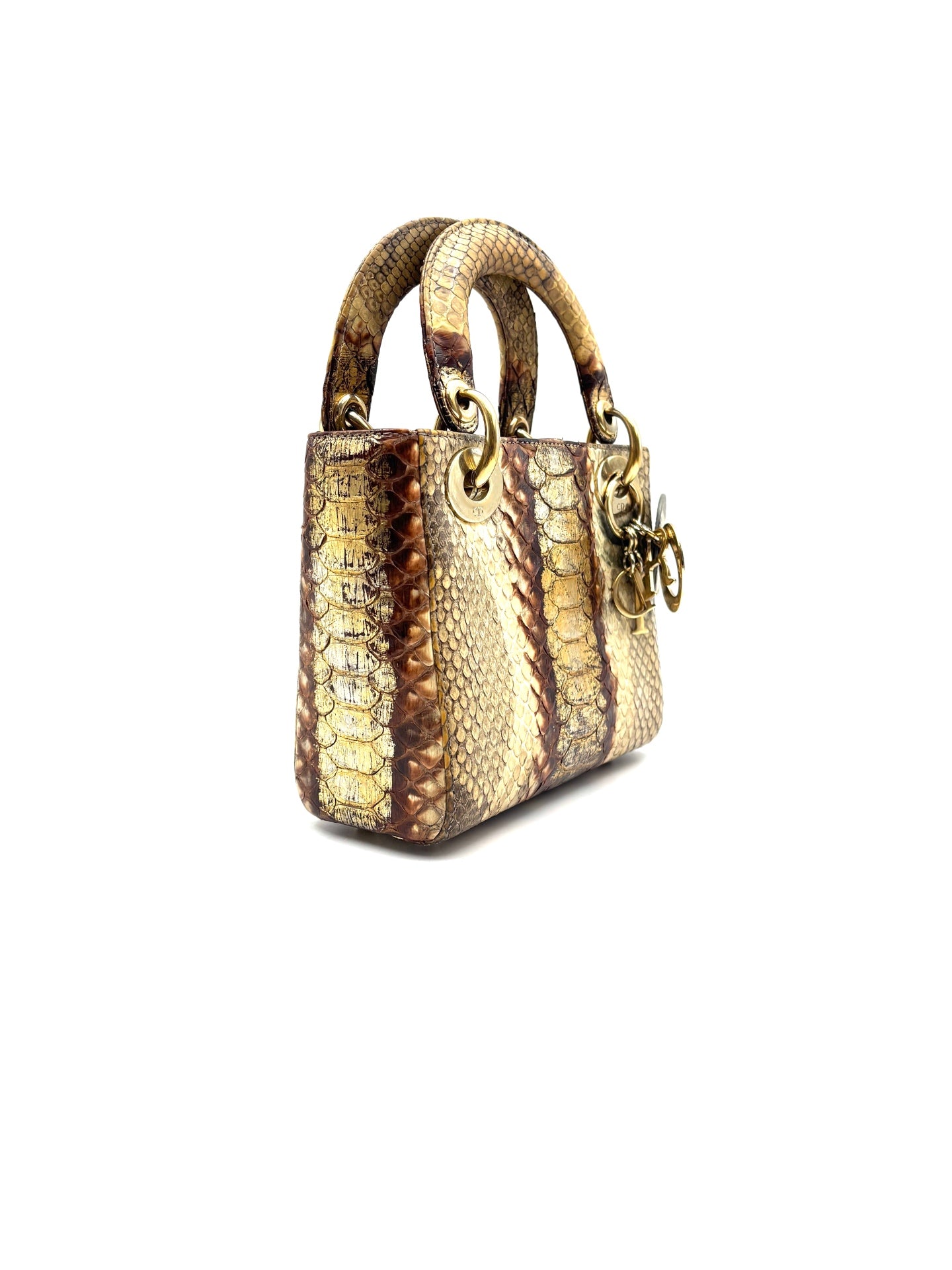 Dior - Lady Dior Mini - Exotic leathers - Python - Multicolour - (mini)