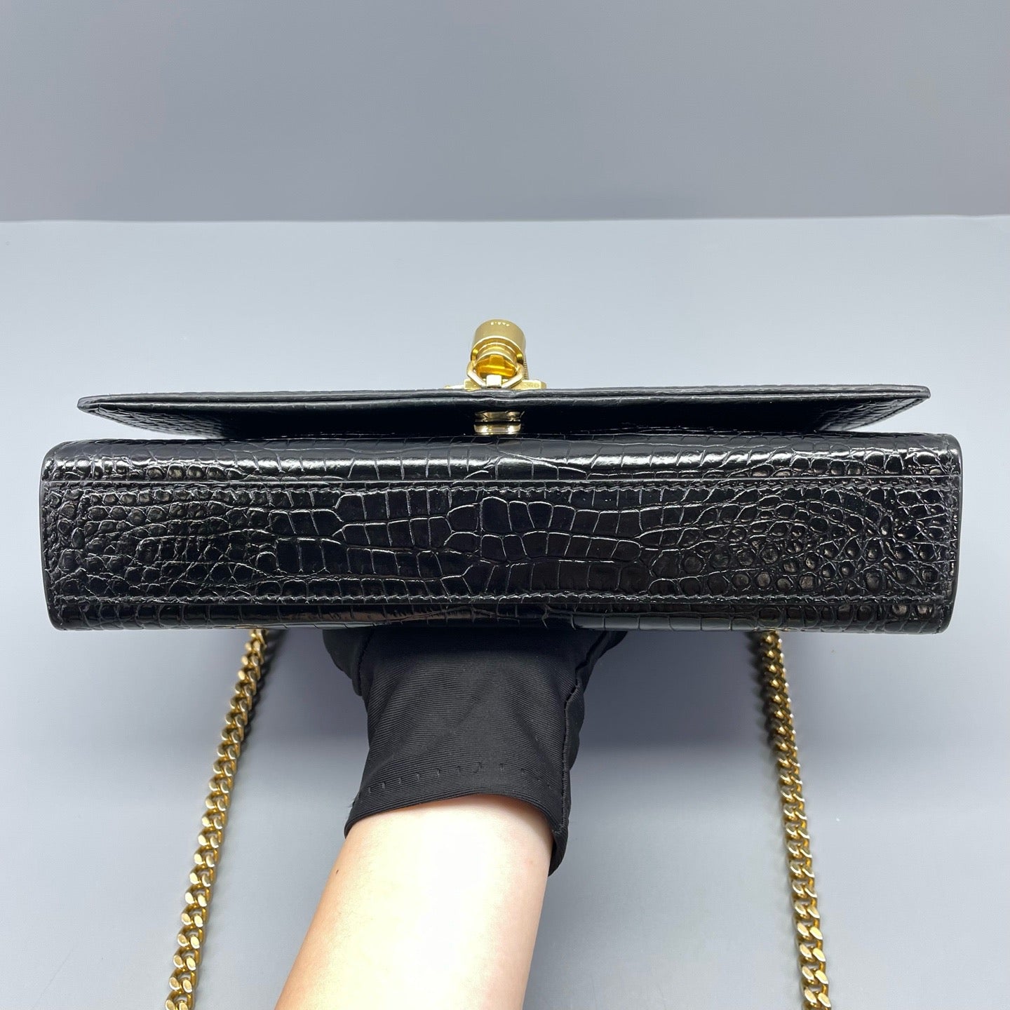 Saint Laurent - Kate Medium Tassel Bag - Leather - Black - (Medium)