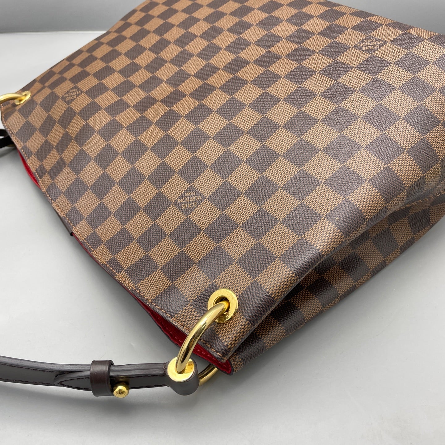 Louis Vuitton - Graceful - Damier Ebene coated canvas with leather trim - Brown - (medium)