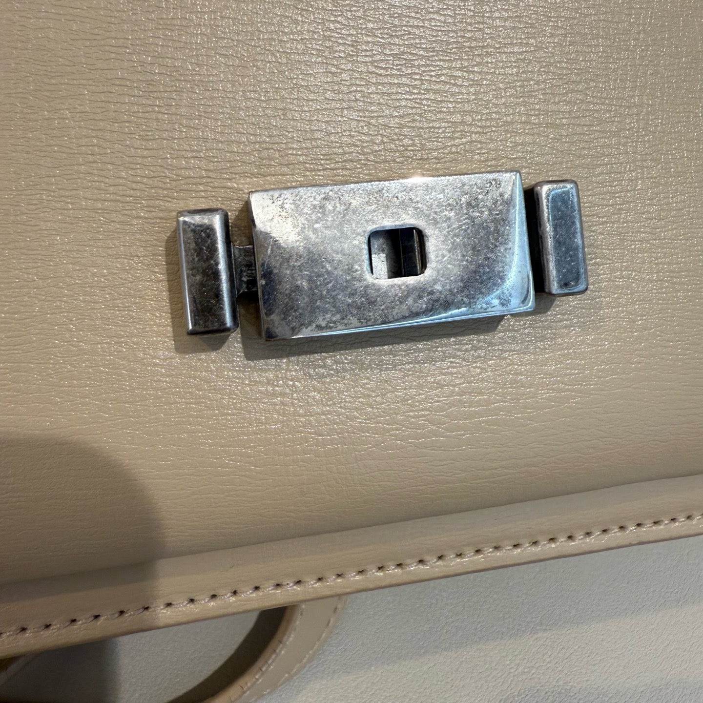 Saint Laurent - Bellechasse - Leather - Beige - (small)