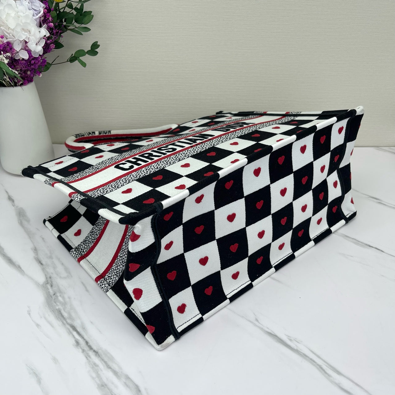Dior - Book Tote - Embroidered canvas - Multicolour - (Medium)