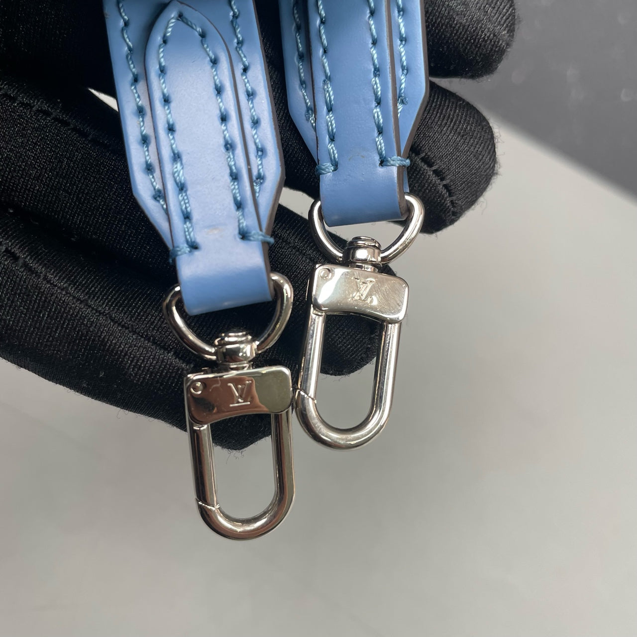 Louis Vuitton - Petit Sac Plat - Leather - Blue - (mini)