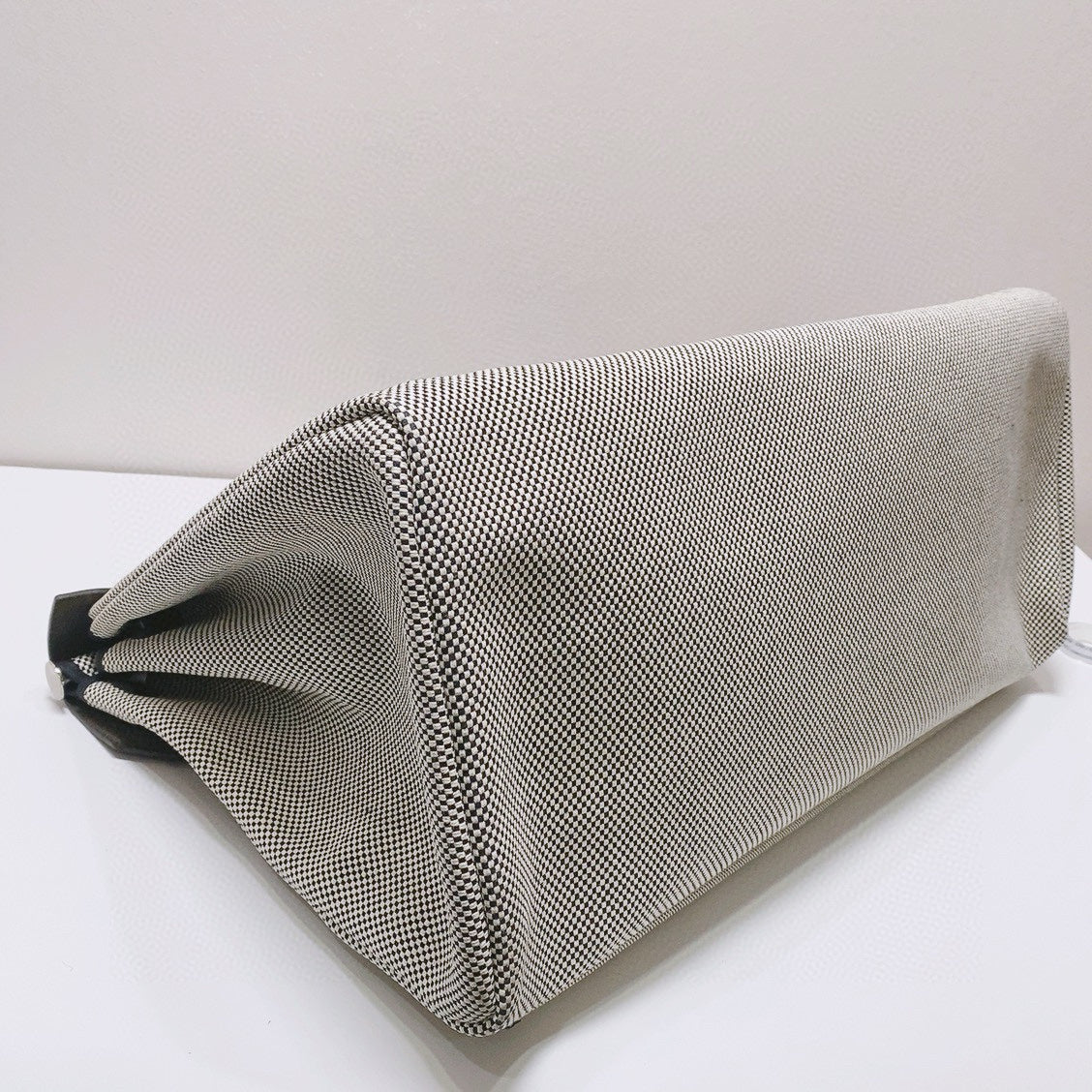 Hermès - Herbag 50 - Canvas and Leather - Black and White - (Large)
