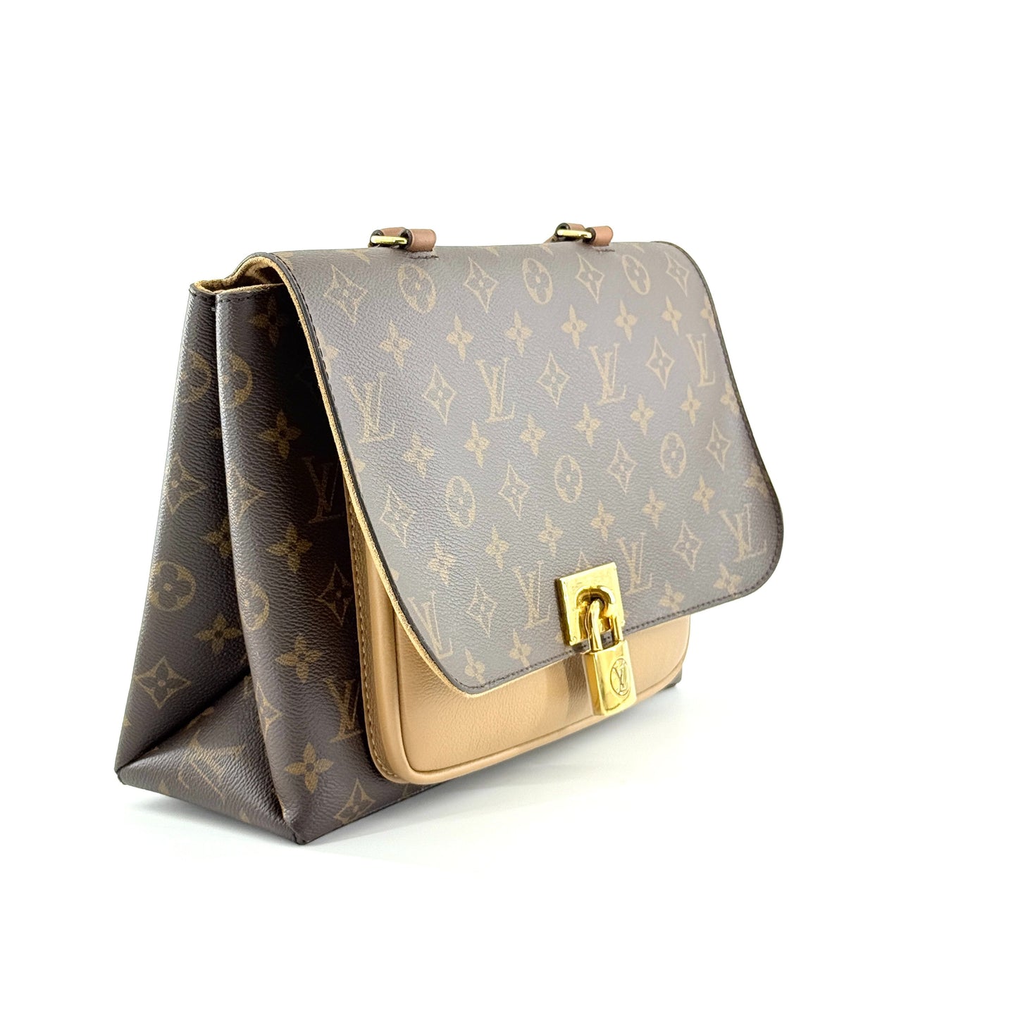 Louis Vuitton - Pochette Métis - Monogram Coated Canvas with Grained Leather and Vachetta Leather Trim - Brown, Beige, and Olive Green - (medium)