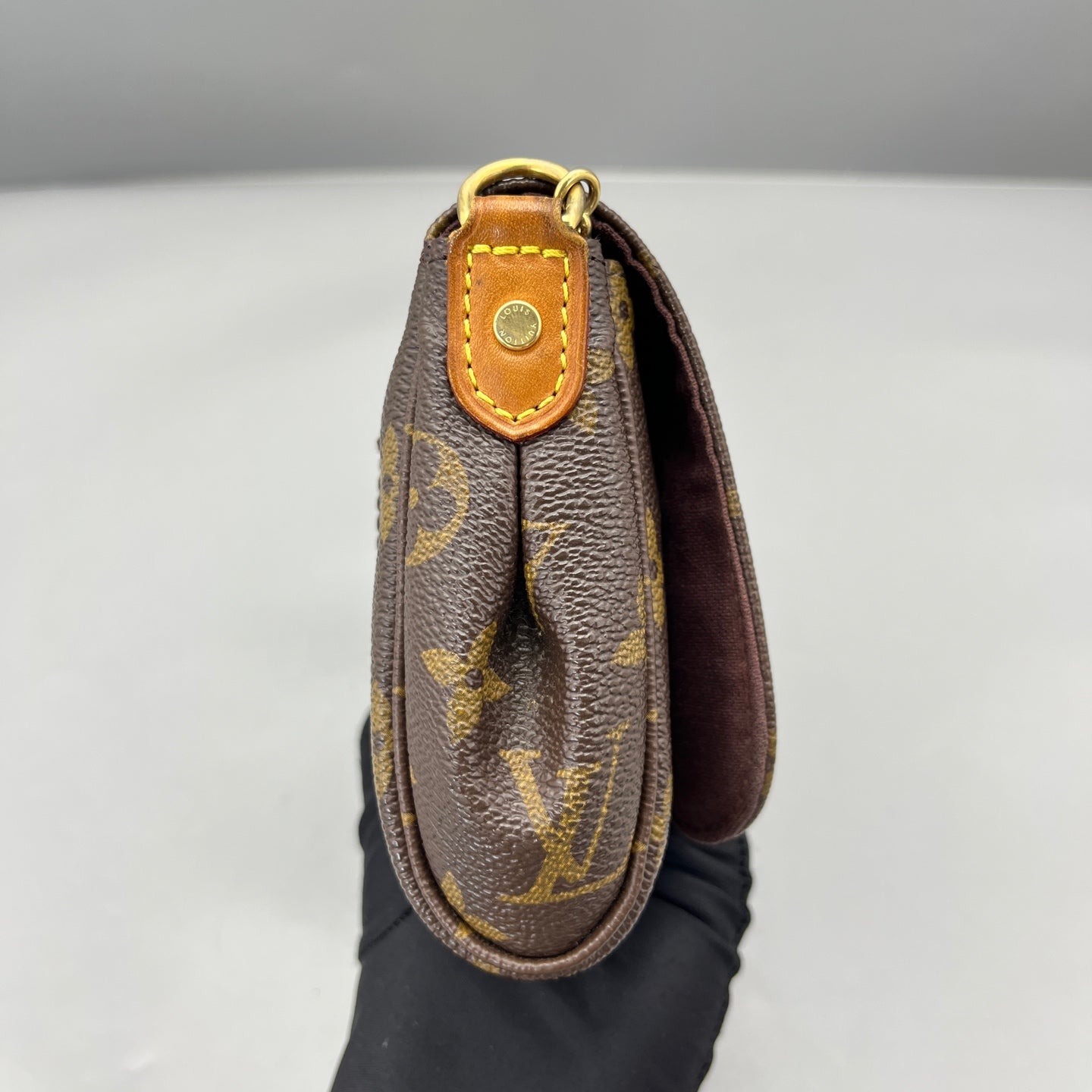 Louis Vuitton - Pochette Felicie - Monogram coated canvas with leather trim - Brown - (small)