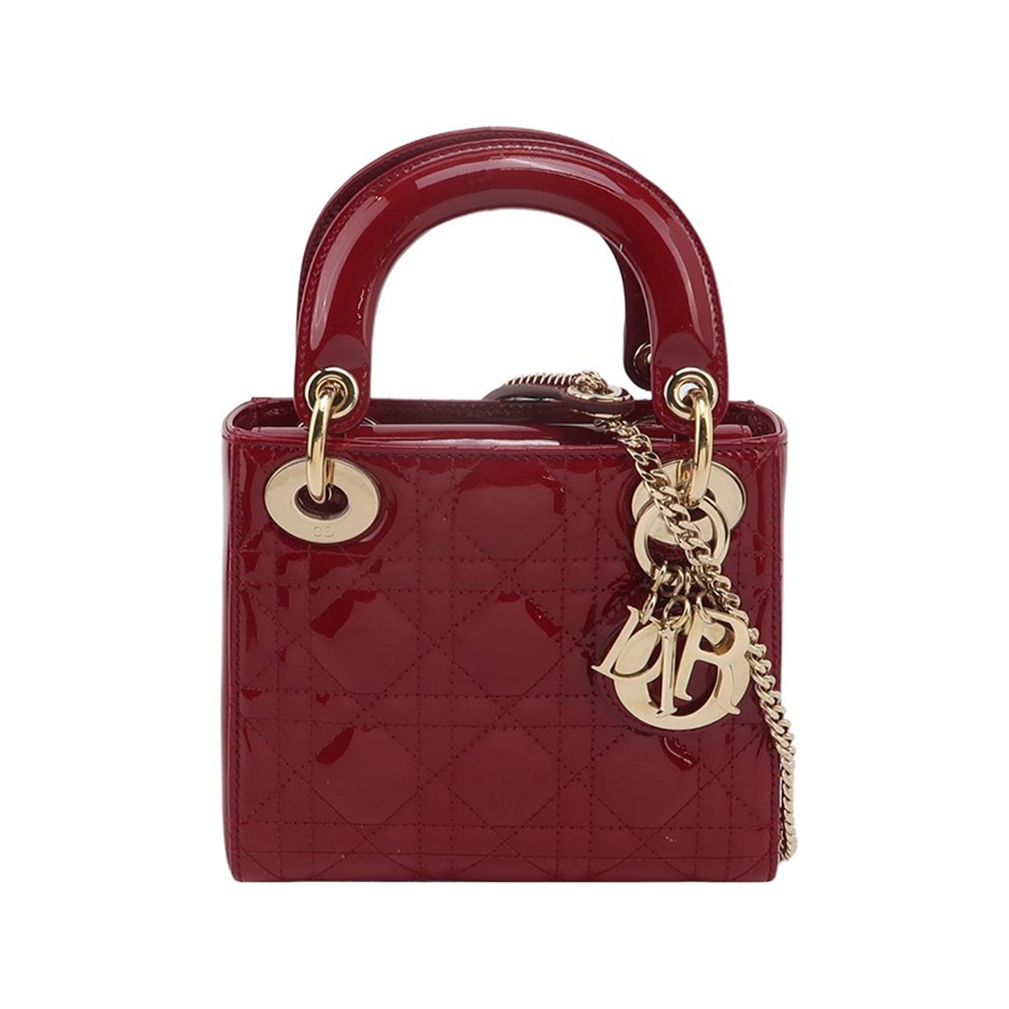Dior - Lady Dior Micro - Patent leather - Red - (mini)