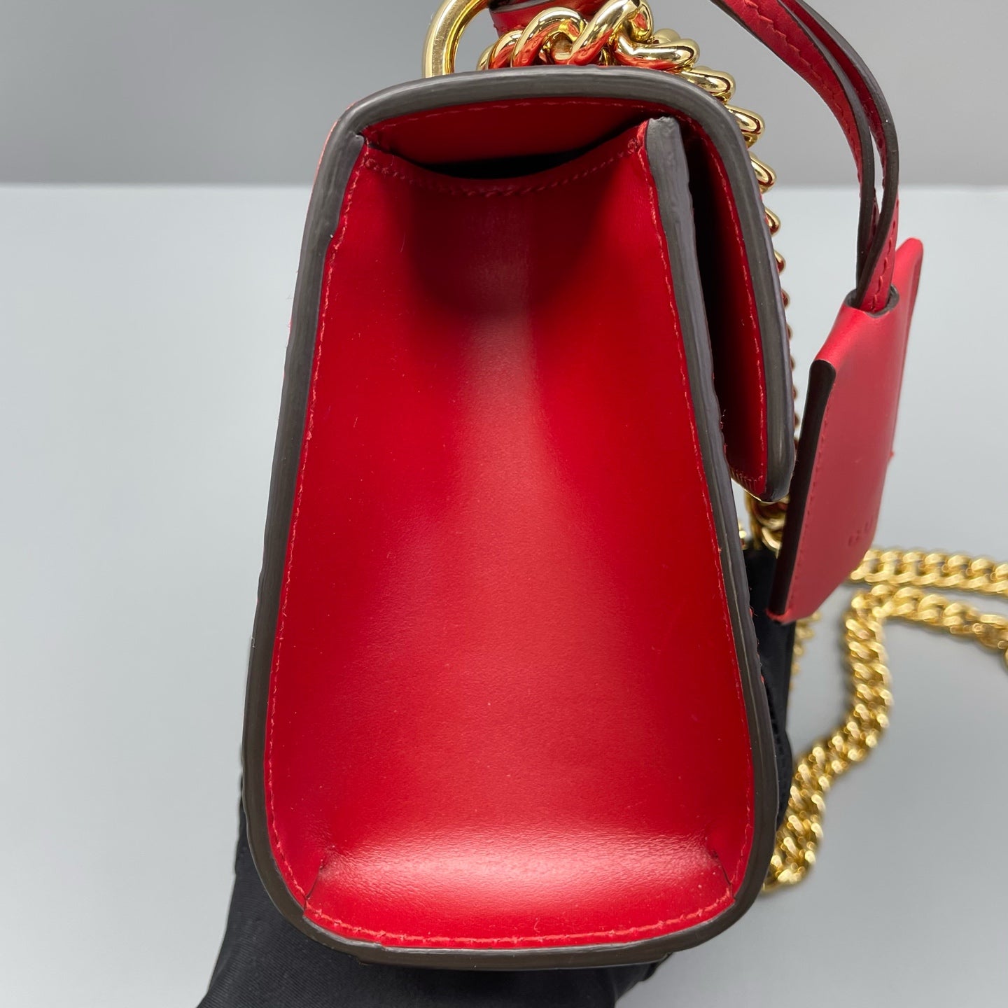 Gucci - Padlock - Leather - Red - (small)