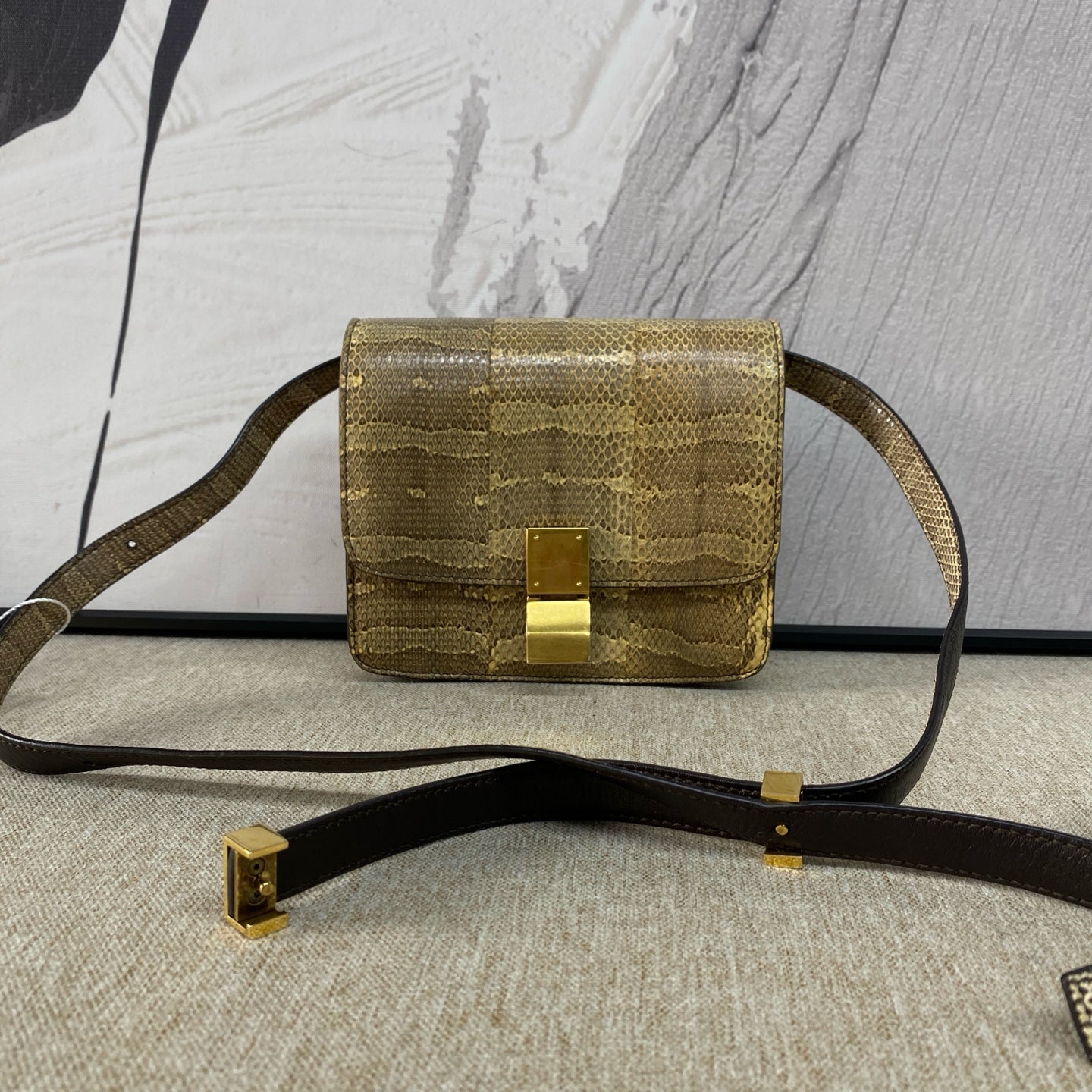 Celine - Box - Exotic leathers - Python - Multicolour - (mini)