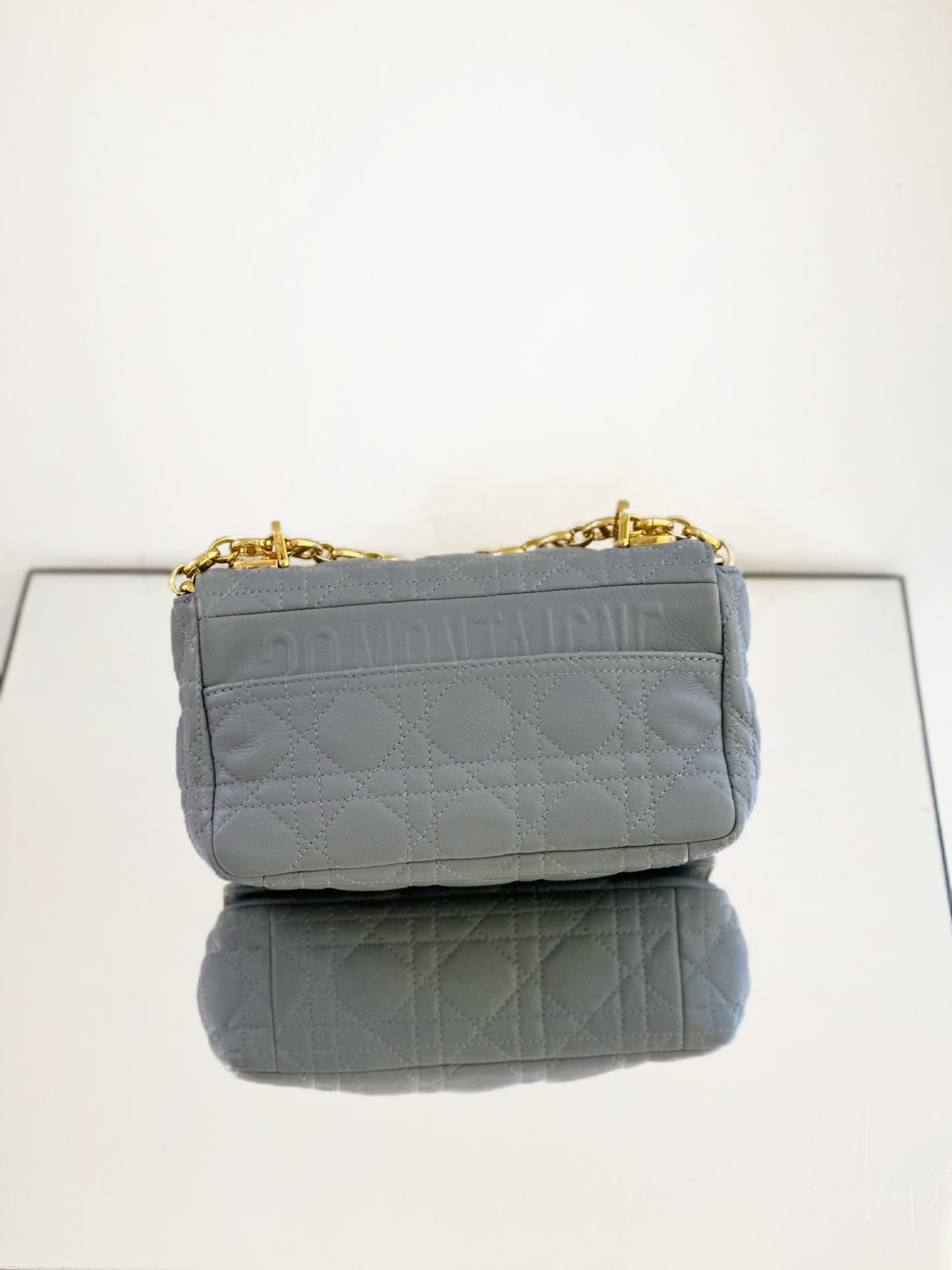 Dior - Miss Caro - Grained calfskin leather - Haze Blue - (Mini)