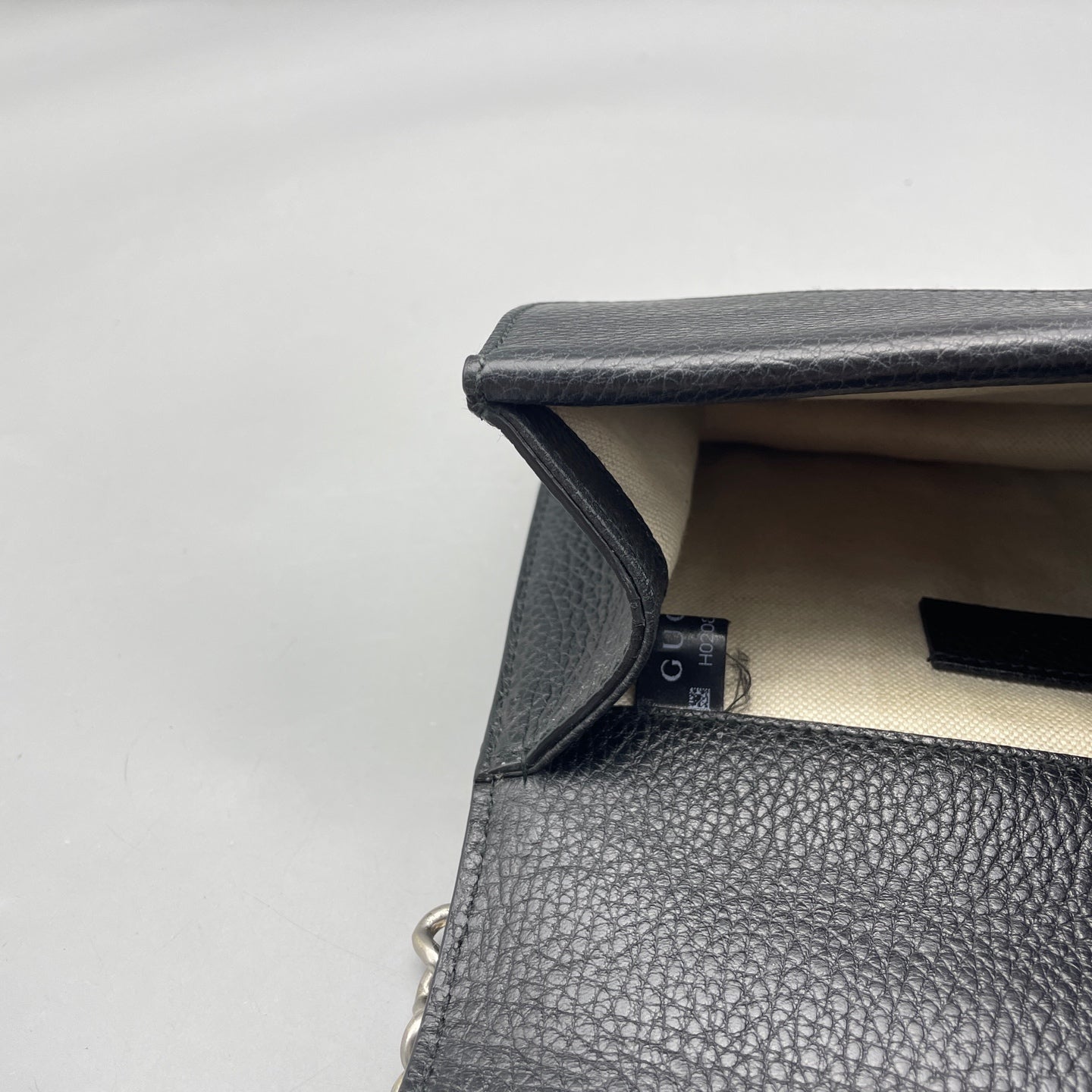 Gucci - Dionysus Mini with Crystal Buckle - Grained leather - Black - (mini)