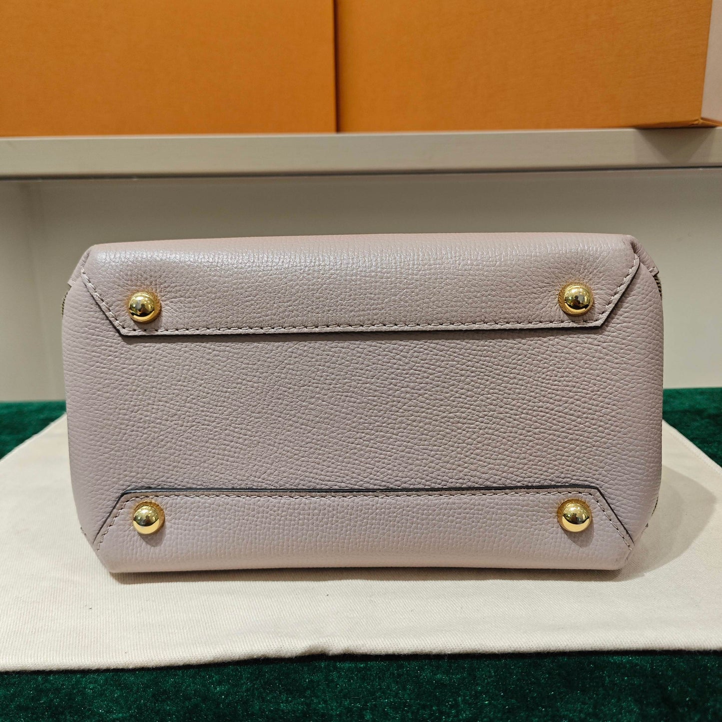 Burberry - Banner Bag - Pebbled leather and House Check canvas - Pink - (mini)