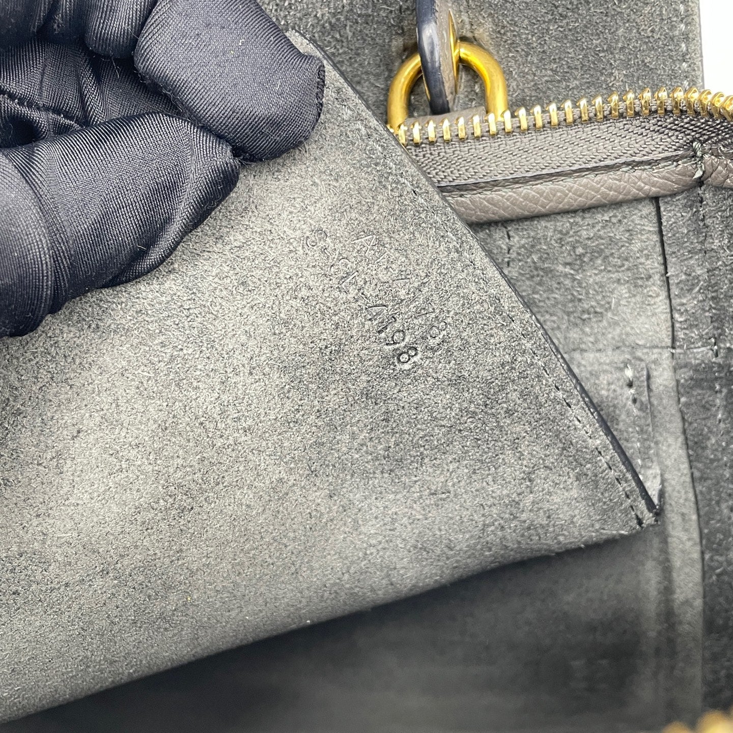 Celine - Belt Bag - Grained calfskin leather - Grey - (small)