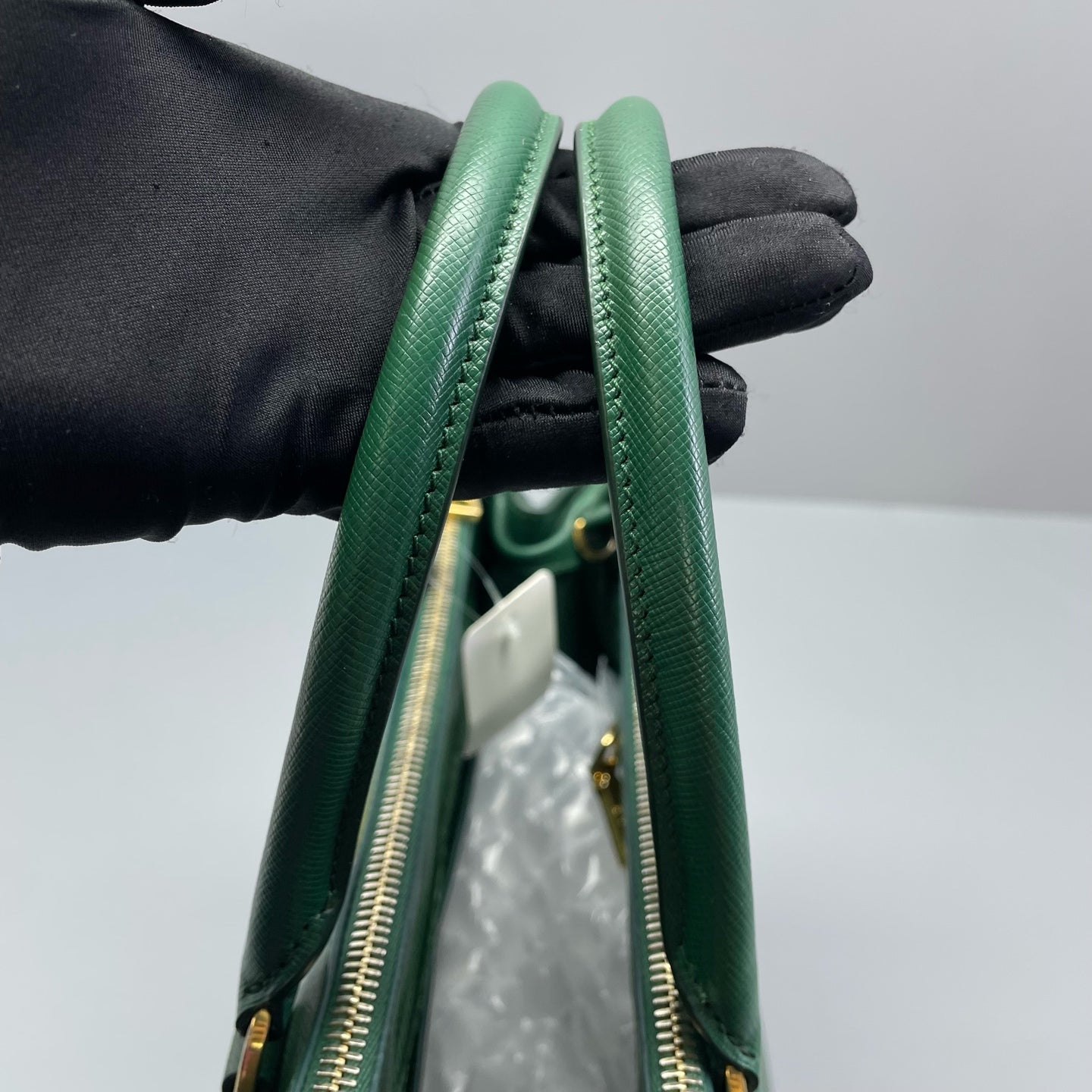 Prada - Saffiano Lux Tote - Leather - Green - (Medium)