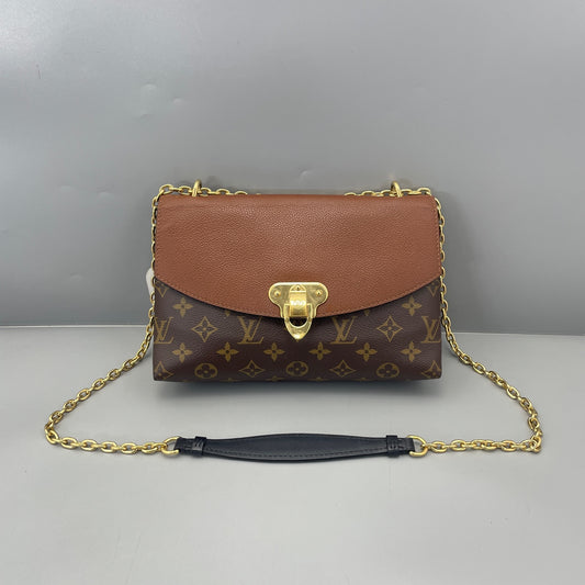 Louis Vuitton - Saint Placide - Monogram coated canvas with grained leather trim - Brown - (medium)