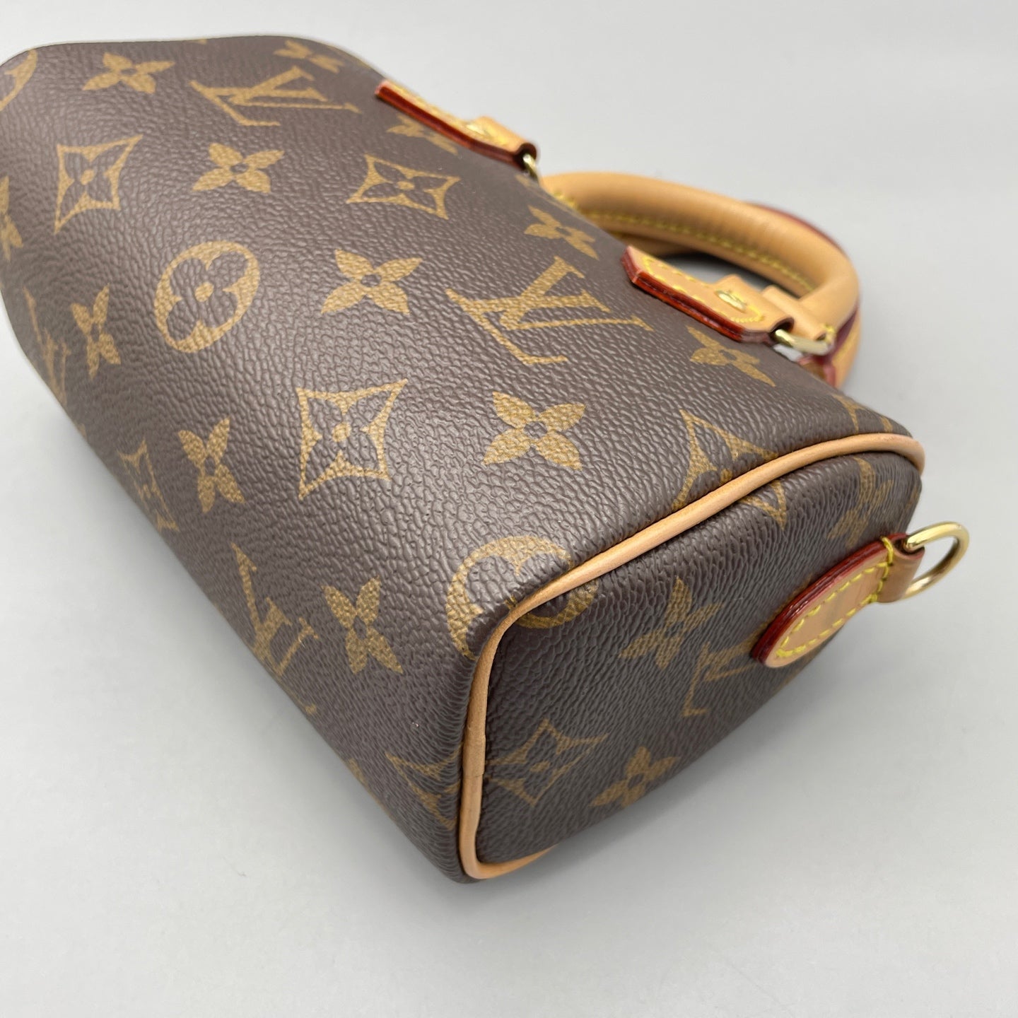 Louis Vuitton - Speedy Nano - Monogram coated canvas with Vachetta leather trim - Brown - (Mini)
