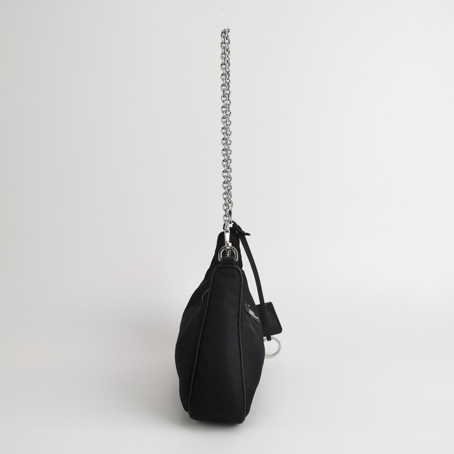 Prada - Re-Edition 2005 Hobo Bag - Re-Nylon with Saffiano leather trim - Black - (Small)