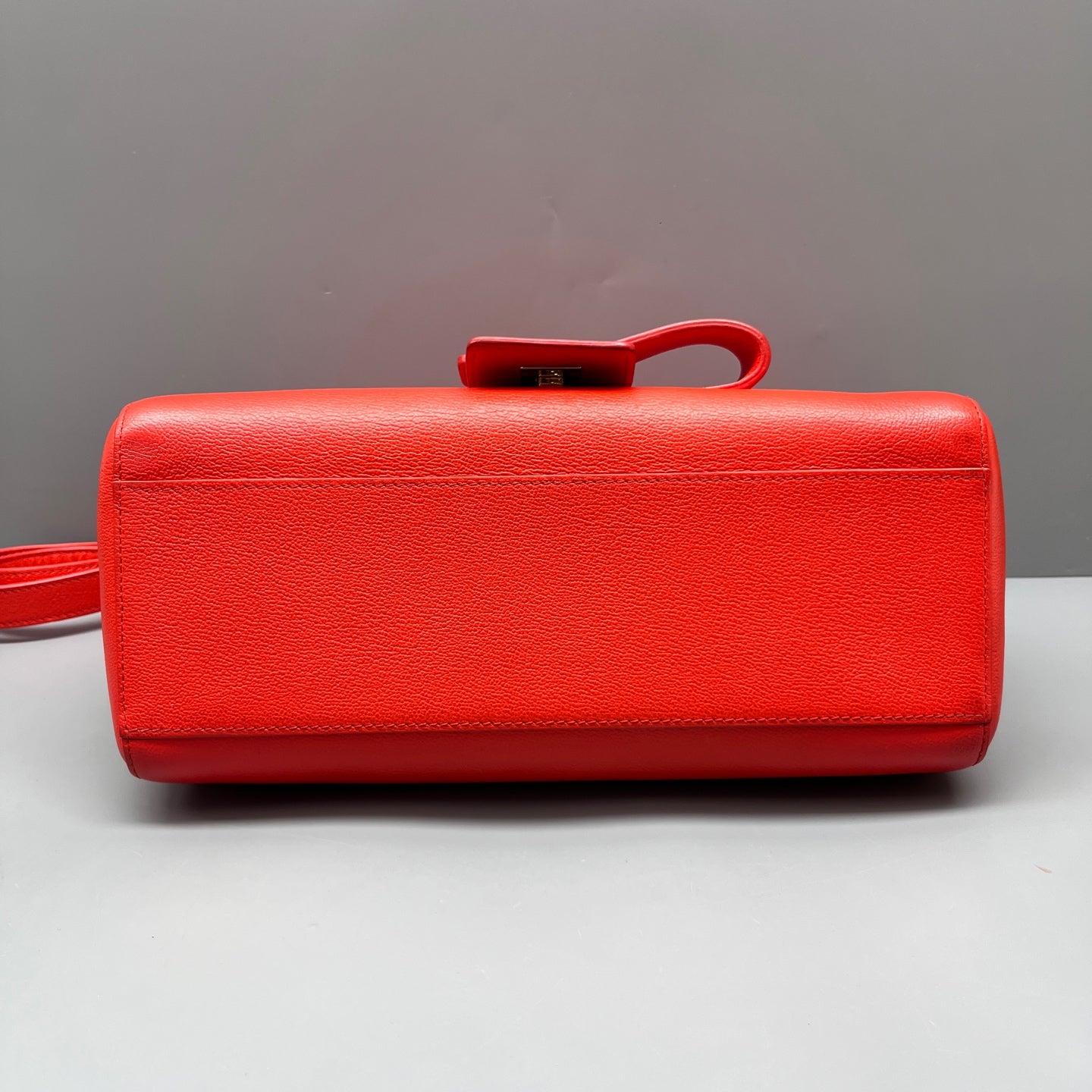 Delvaux - Simplissime - Grained leather - Orange-red - (Medium)