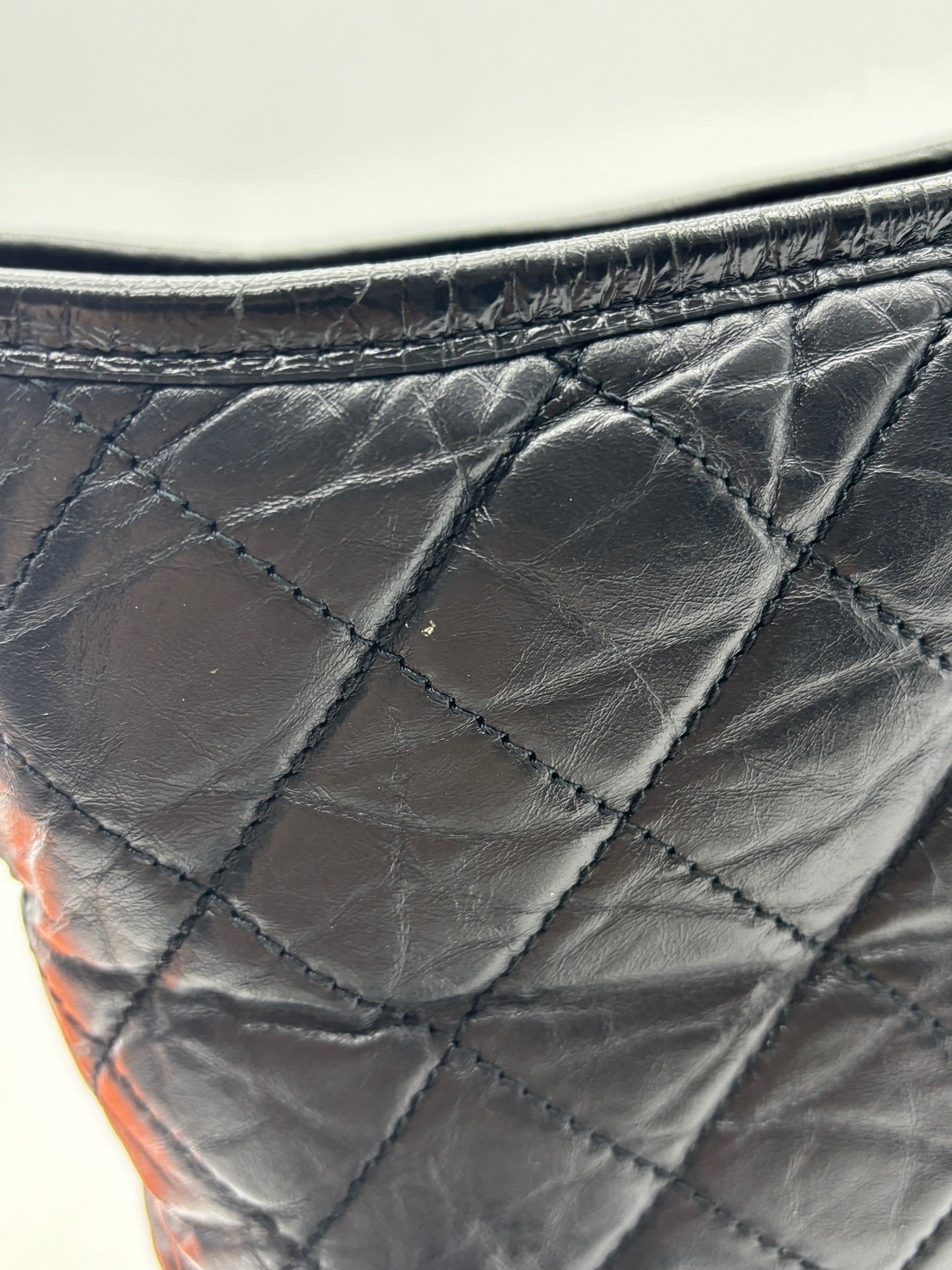 Chanel - Gabrielle Hobo Bag - Calfskin leather - Black with Gold-Tone and Silver-Tone Hardware - (Medium)