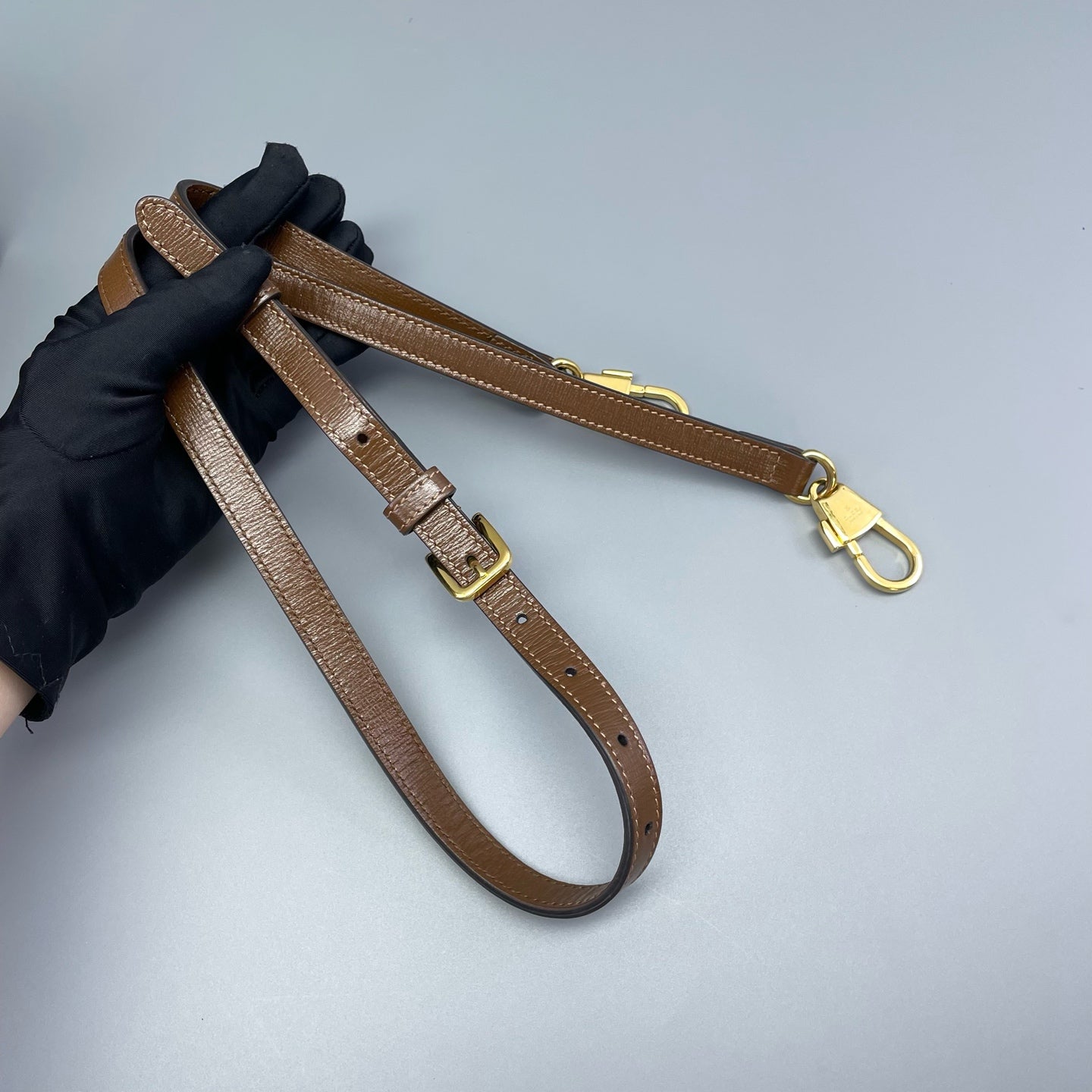 Gucci - Horsebit 1955 - Coated canvas with leather trim - Brown - (mini)