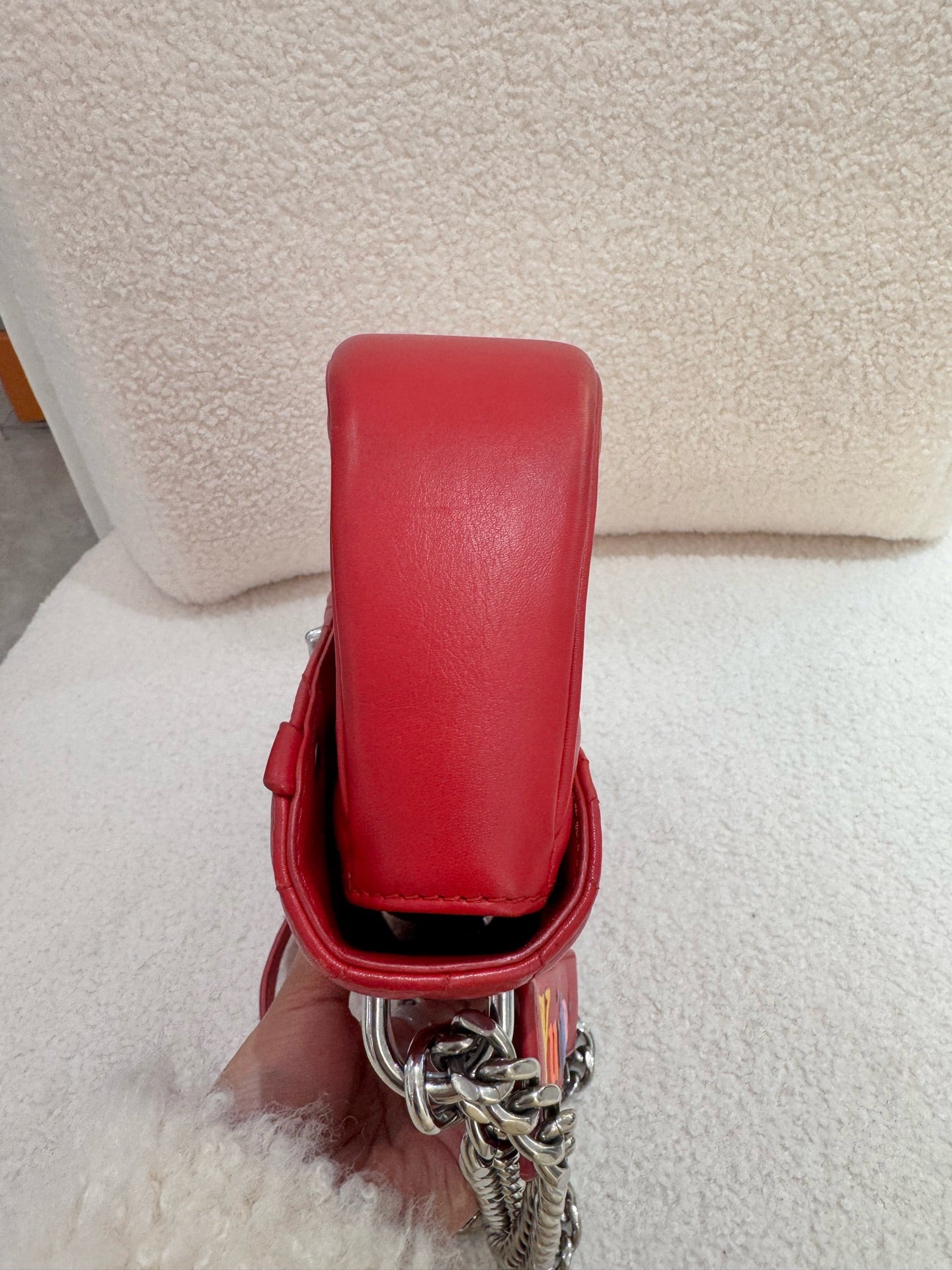 Louis Vuitton - New Wave Chain Bag - Leather - Red - (small)
