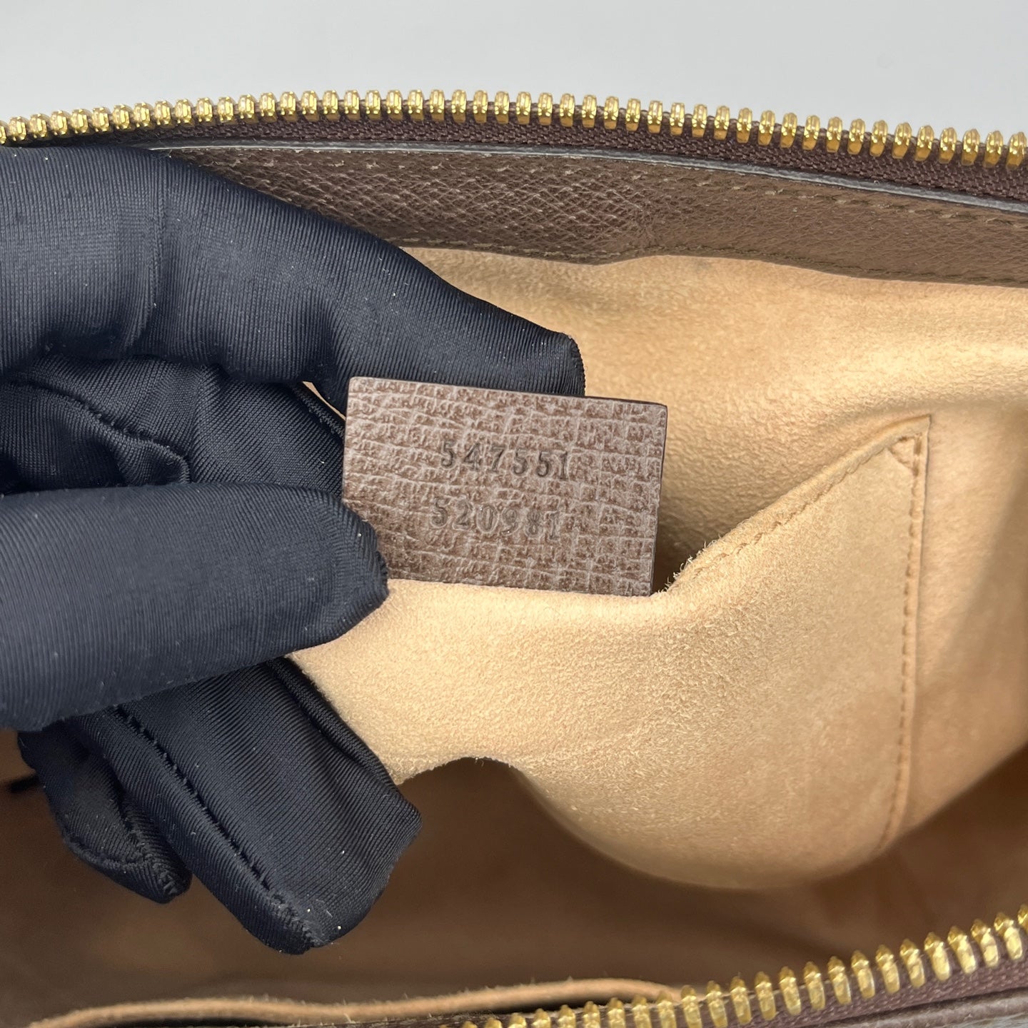 Gucci - Ophidia GG Supreme Small Top Handle Bag - GG Supreme coated canvas with grained leather trim - Brown - (small)