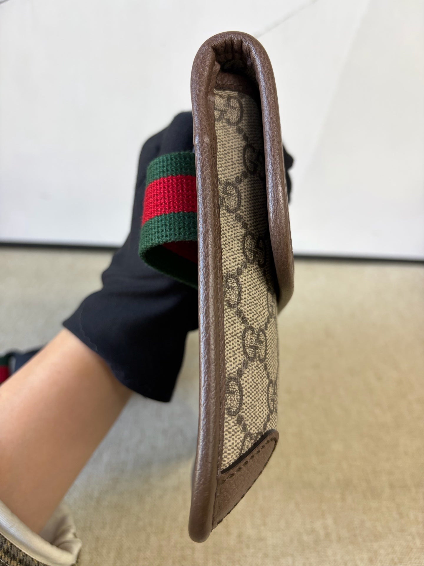 Gucci - GG Supreme Tiger Head Belt Bag - Coated canvas with leather trim - Beige - (small)