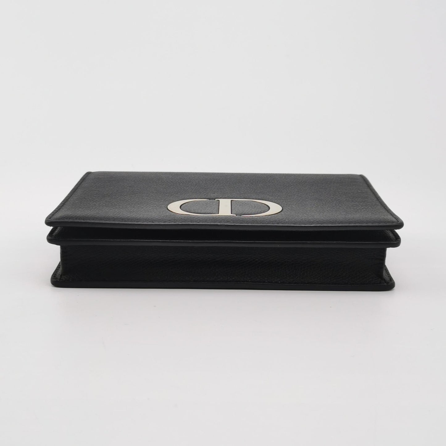 Dior - Dior Caro Wallet On Chain (WOC) - Grained leather - Black - (mini)