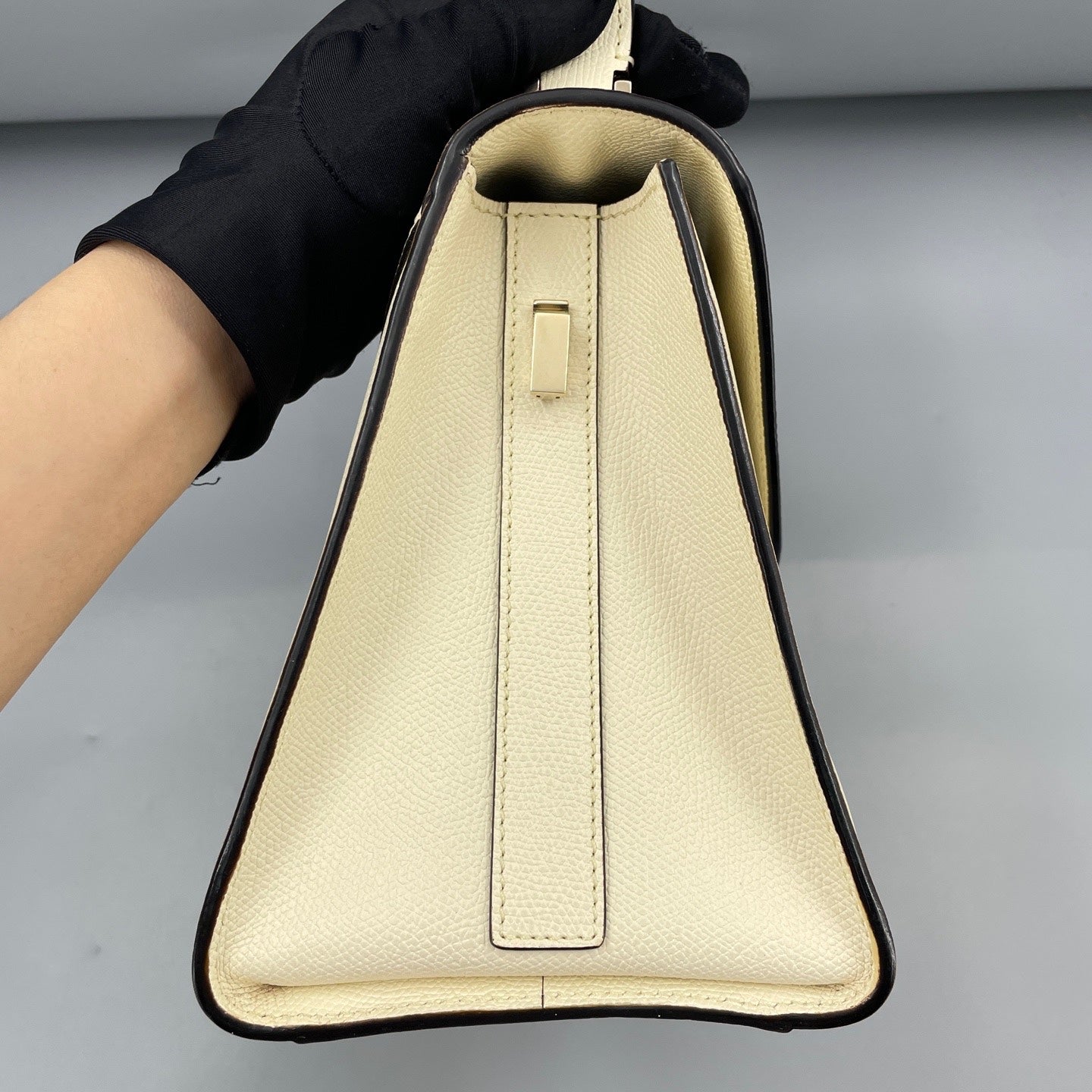 Valextra - Iside - Grained calfskin leather - White - (medium)