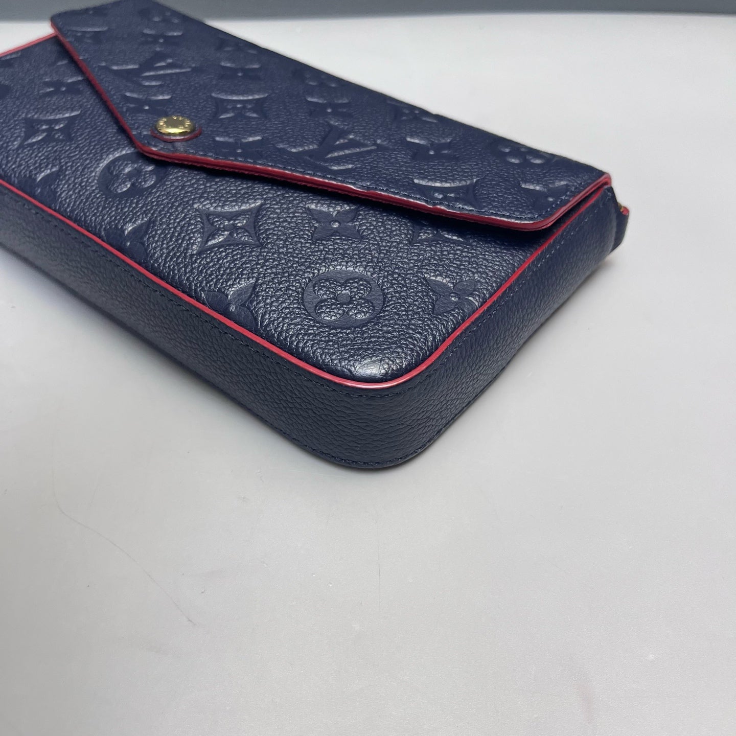 Louis Vuitton - Pochette Félicie - Monogram Empreinte Leather - Blue - (mini)