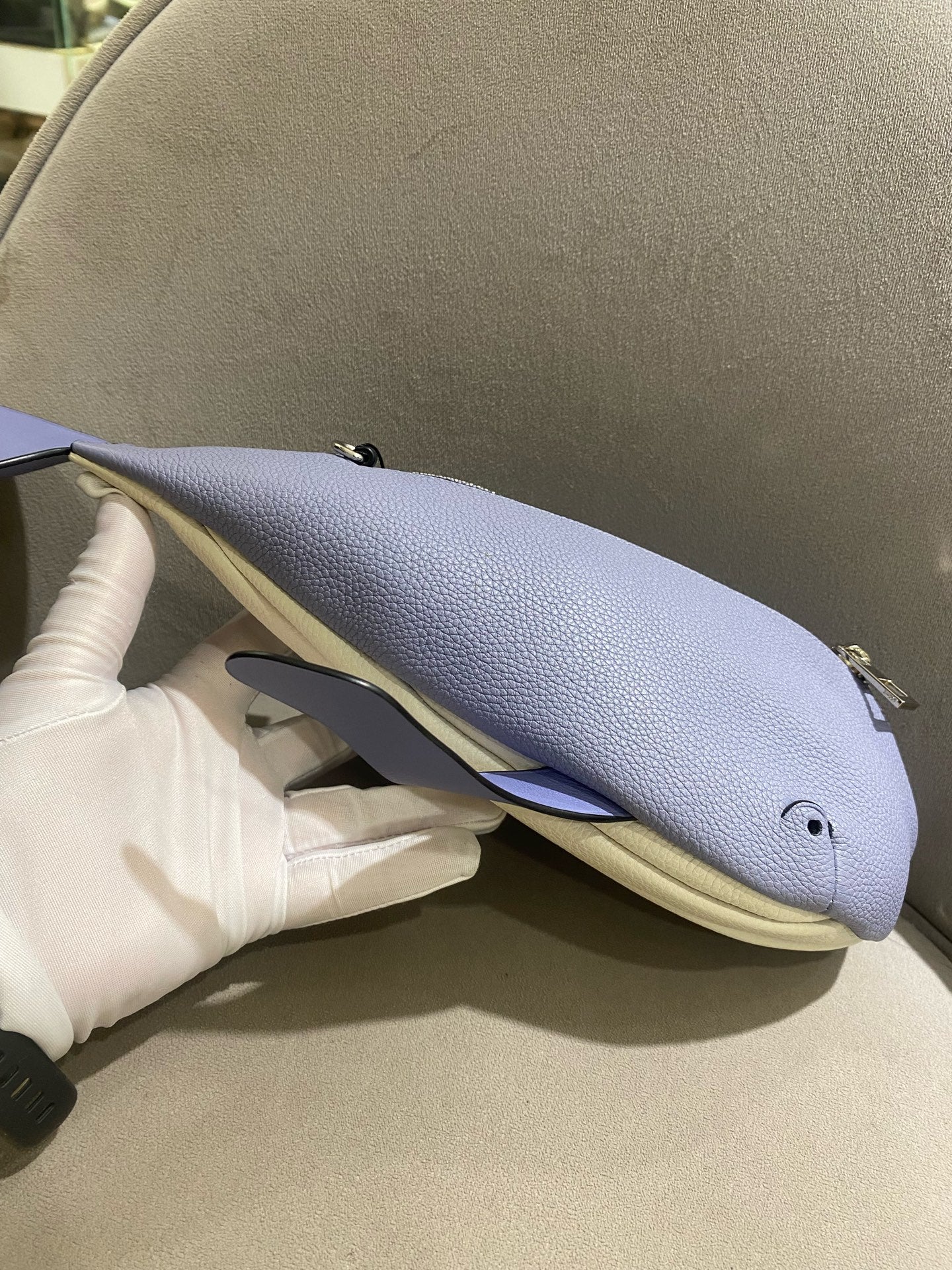 Loewe - Suna Fujita Whale Shaped Bag - Grained leather - Multicolour - (mini)