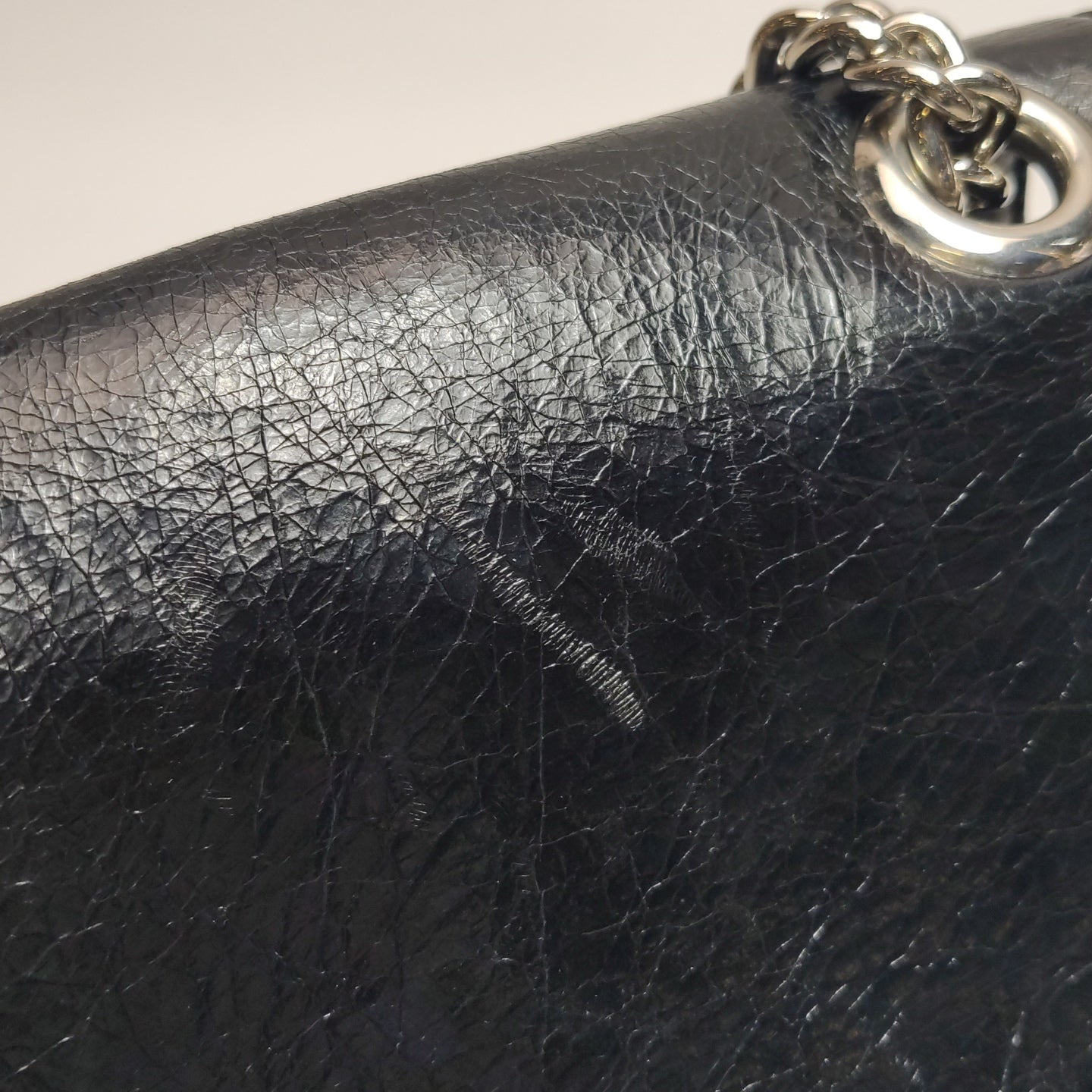 Miu Miu - Chain Shoulder Bag - Leather - Black - (mini)