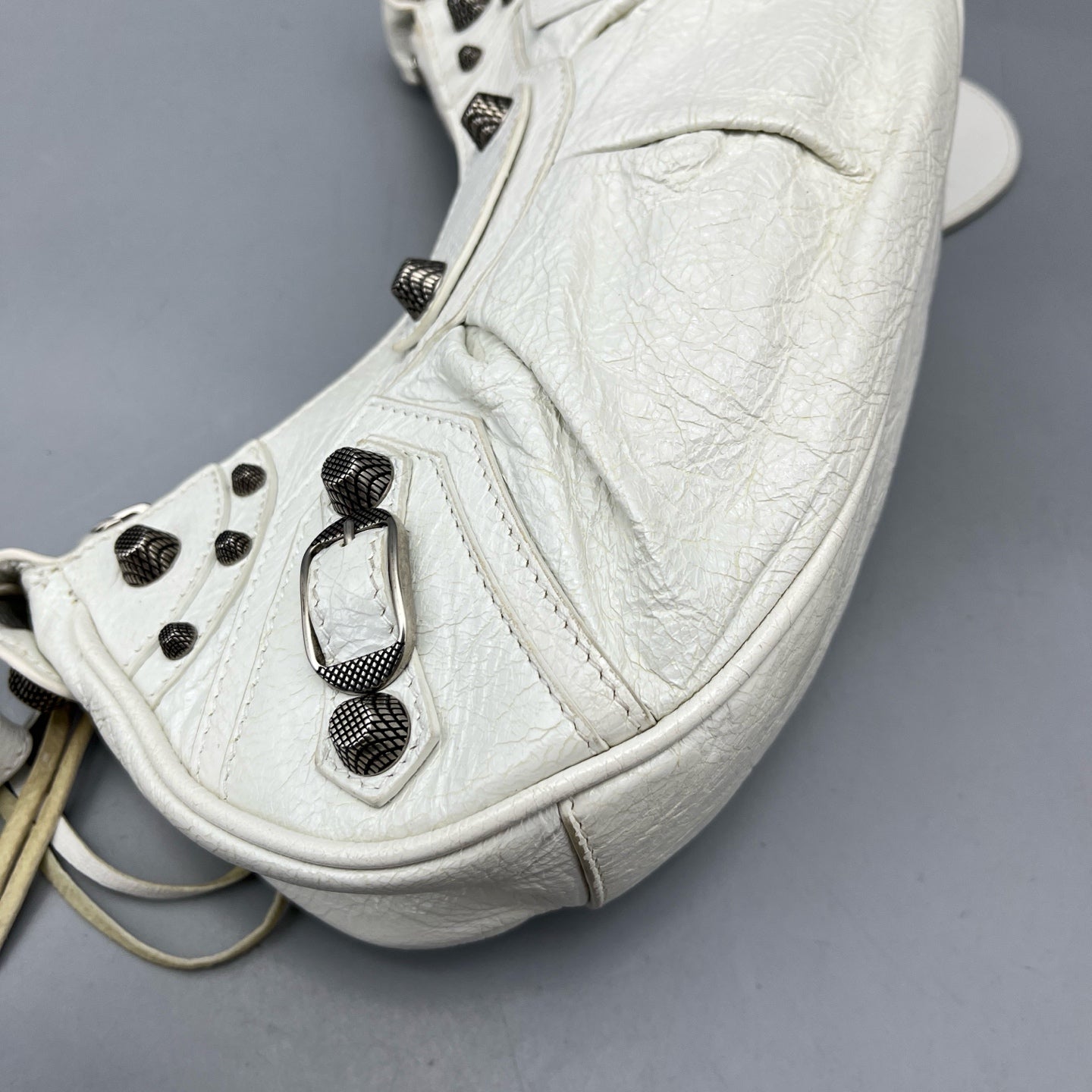 Balenciaga - Le Cagole Mini Shoulder Bag - Leather - White - (mini)