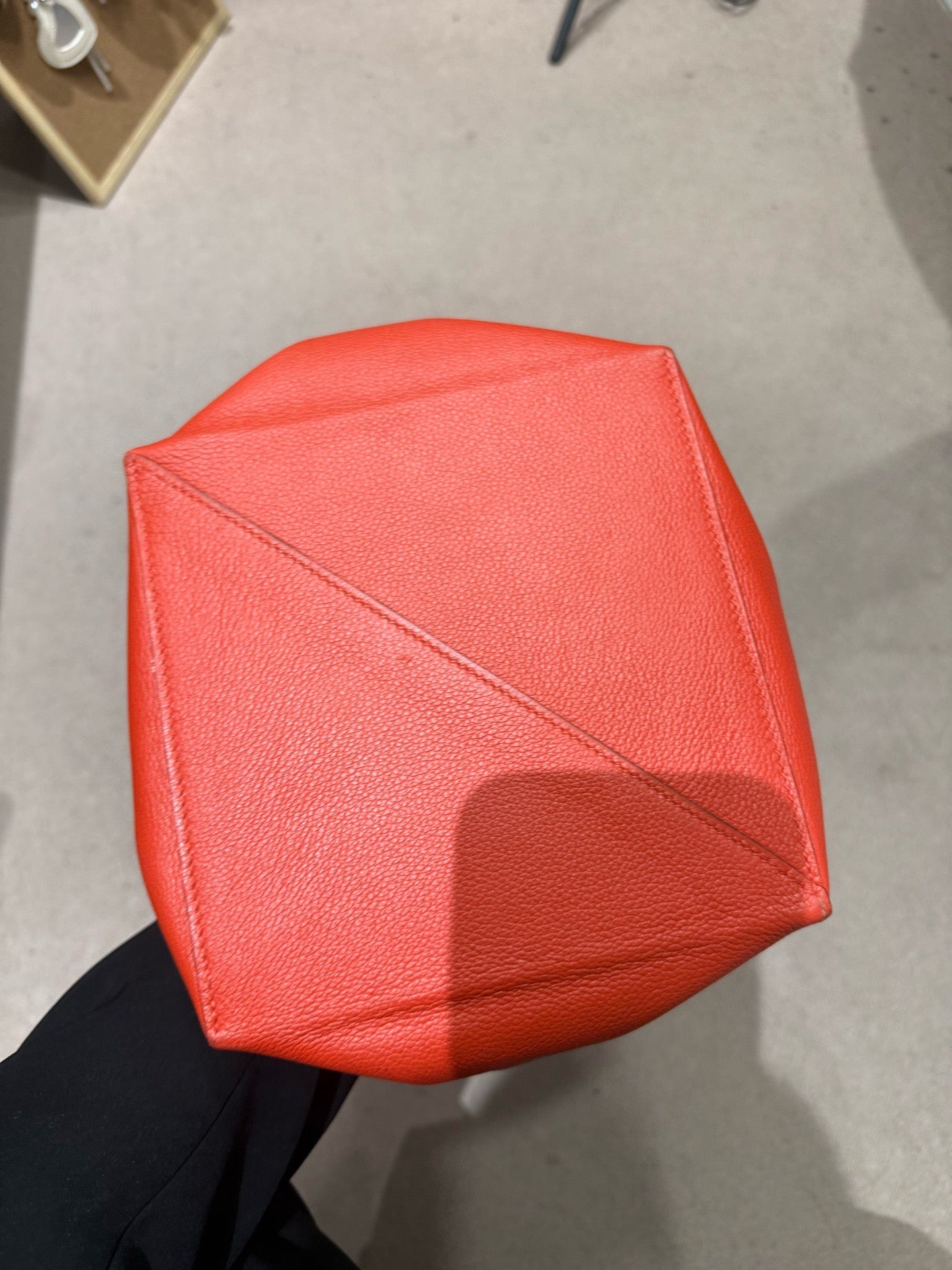 Hermès - Licol 17 - Taurillon Clemence leather - Cinnabar Red - (Small)