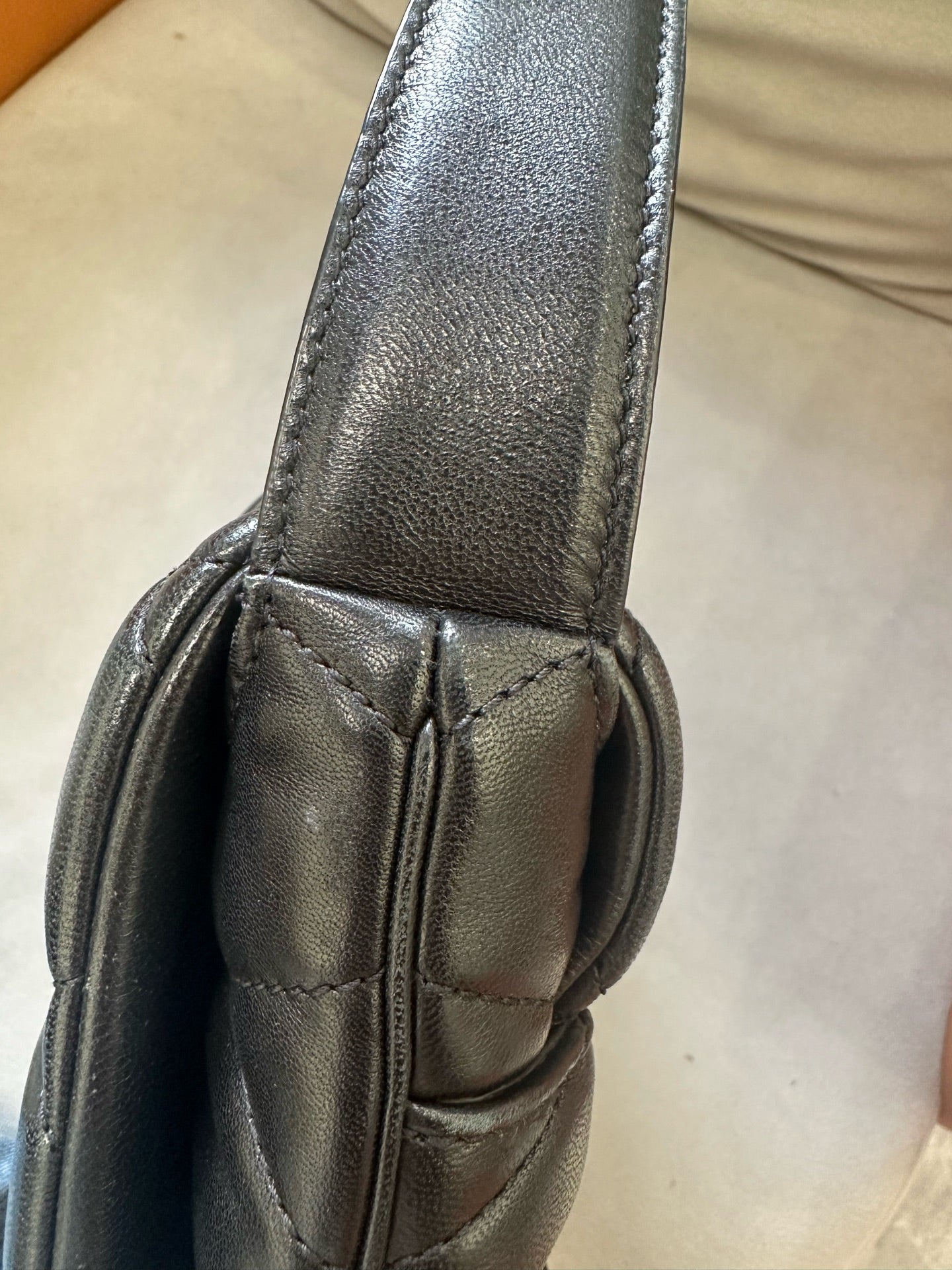 Saint Laurent - LE57 - Lambskin leather - Black - (Small)