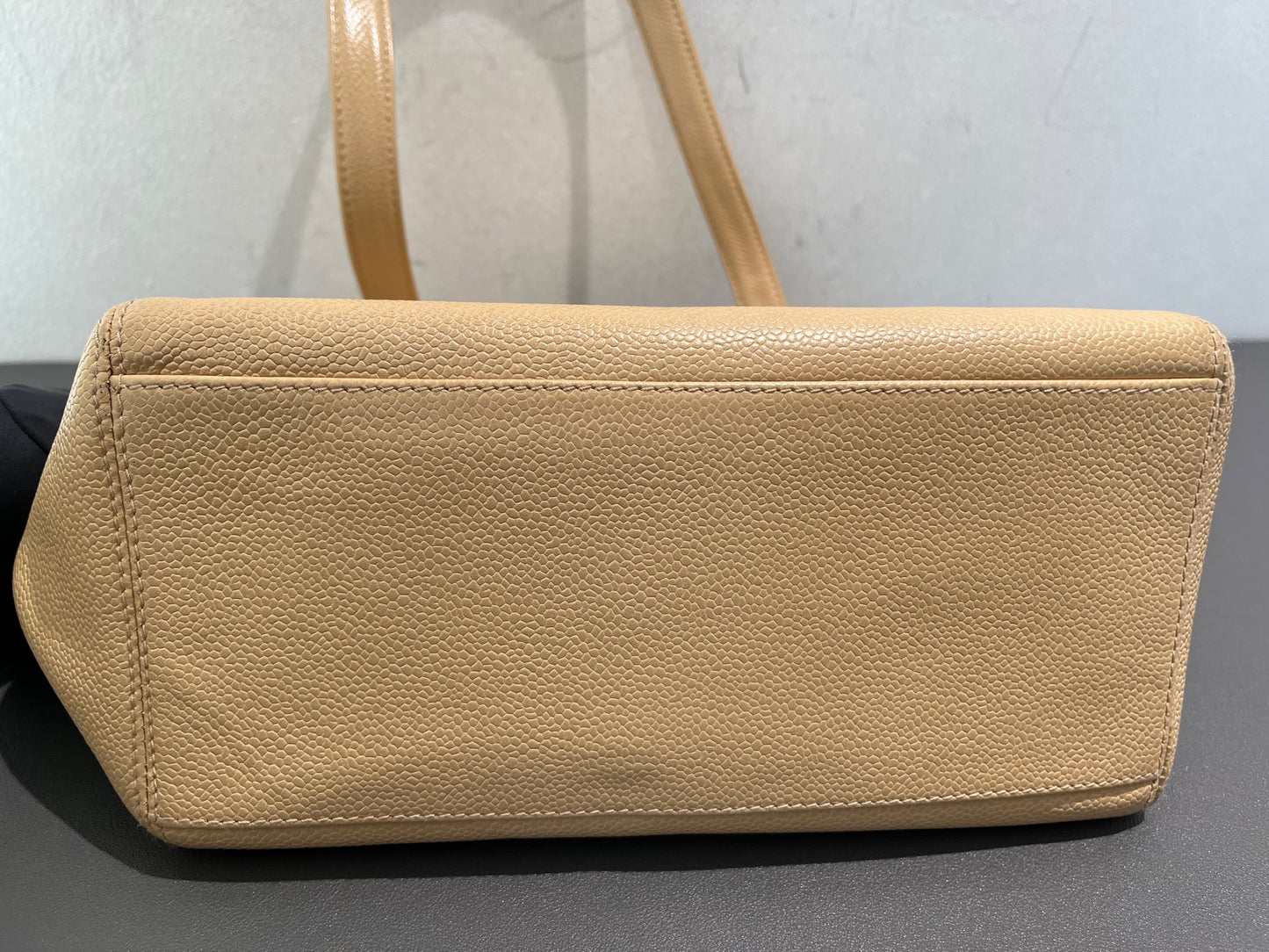 Chanel - Vintage Caviar Skin Tote - Caviar leather - Beige - (medium)