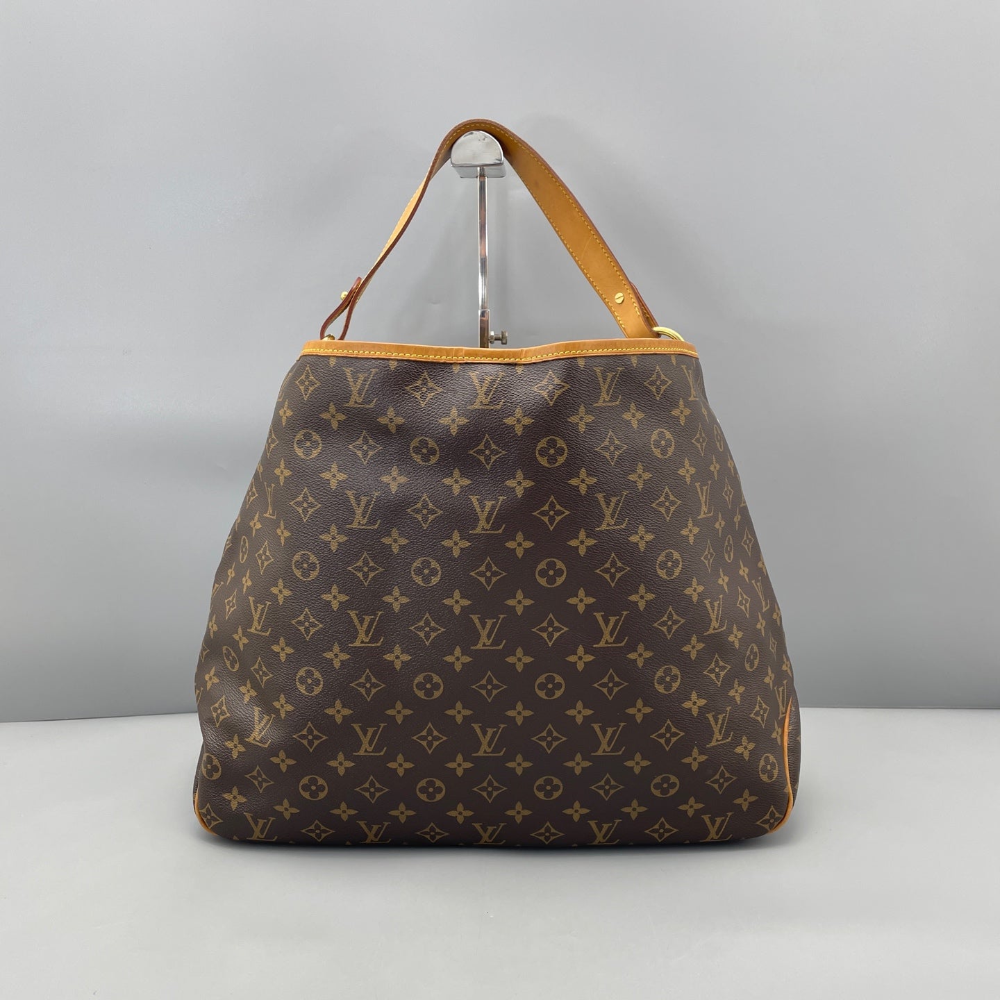 Louis Vuitton - Monogram Double Zipper Hobo Bag - Monogram coated canvas with vachetta leather trim - Brown - (large)