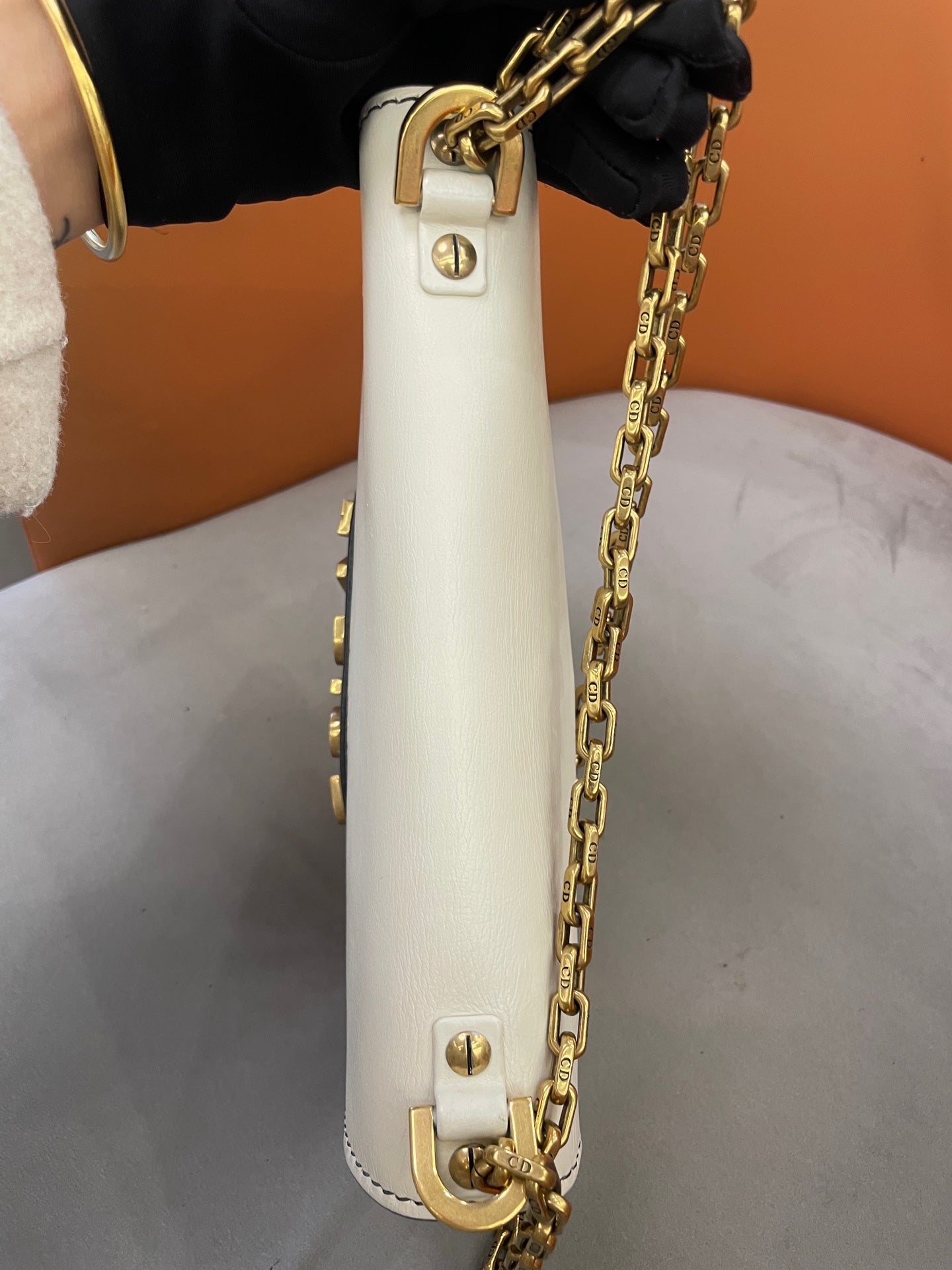 Dior - J'adior Flap Bag - Cowhide leather - White - (medium)