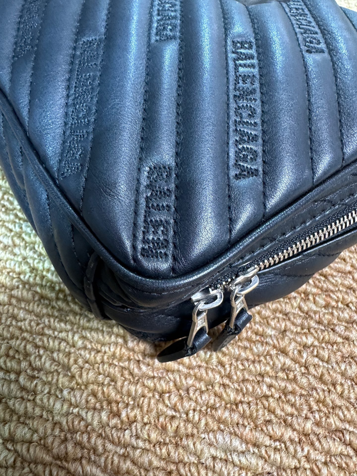 Balenciaga - Camera Bag - Calfskin leather - Black - (small)