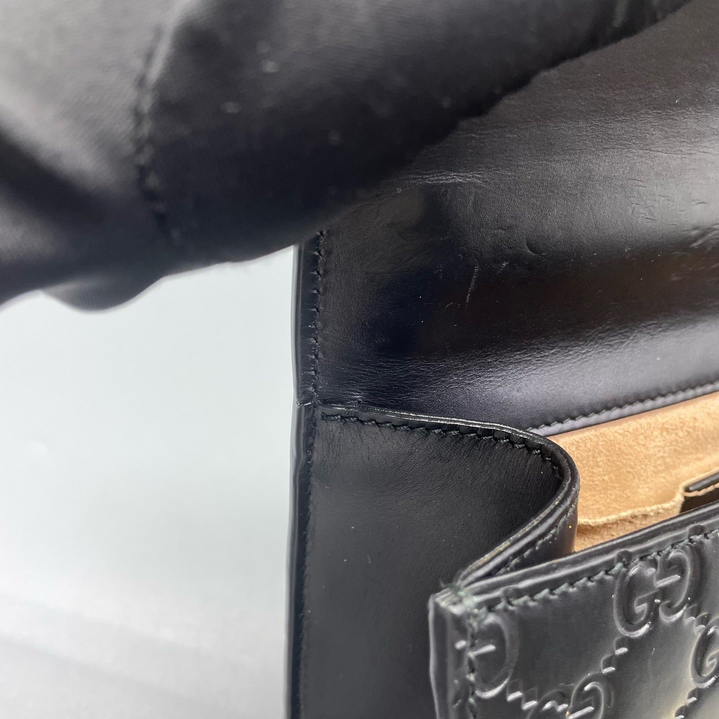 Gucci - Padlock - Leather - Black - (small)
