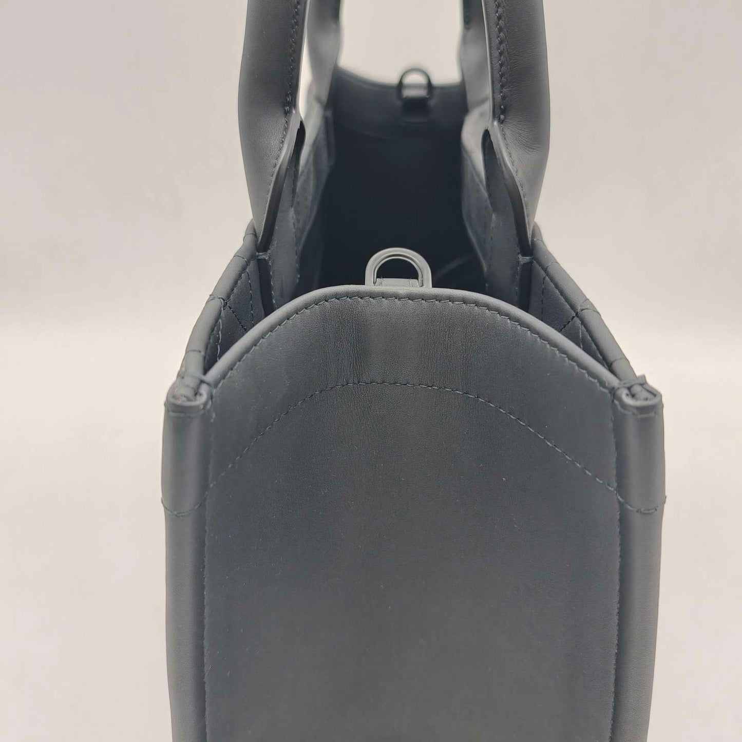 Dior - Dior Lady D-Lite Tote - Matte leather - Black - (large)