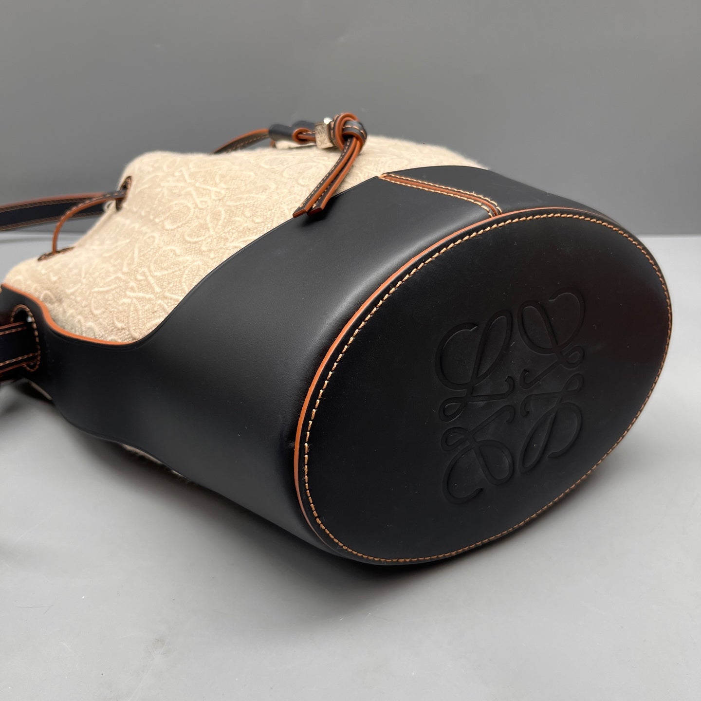 Loewe - Balloon Bucket Bag - Leather, Canvas - Multicolour - (mini)