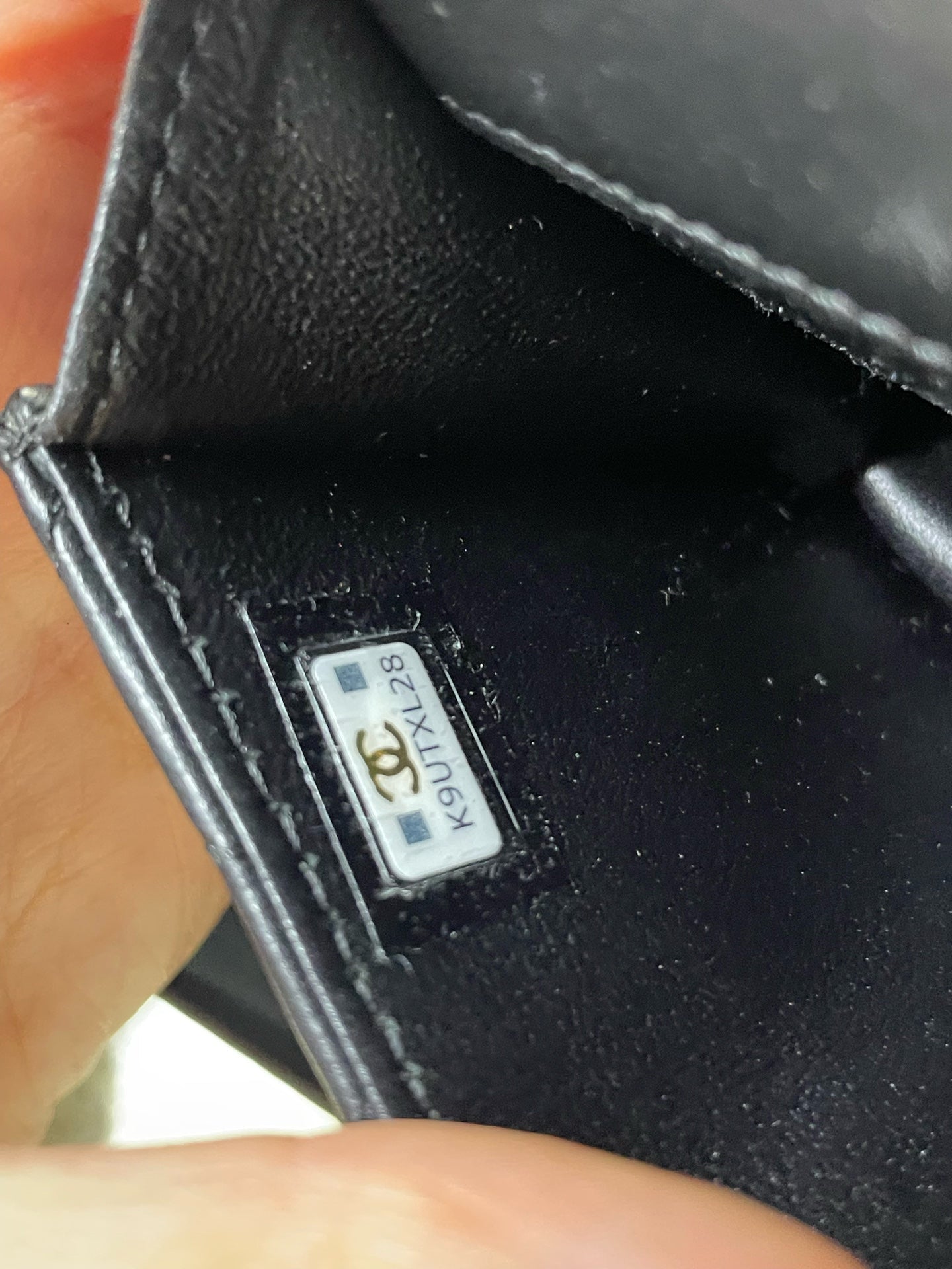 Chanel - Mini Handle Flap Bag - Lambskin leather - Black - (mini)