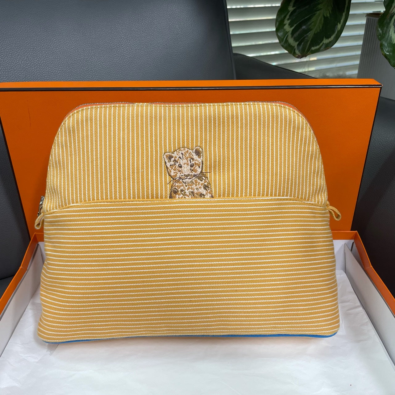Hermès - Passe - Cotton and Canvas - Yellow - (medium)